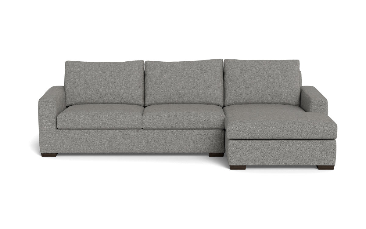 Modern Mesa 123 Right Chaise Sectional Sofa - Comfortable L-Shaped Couch for Living Room, Family Room & Lounge Areas