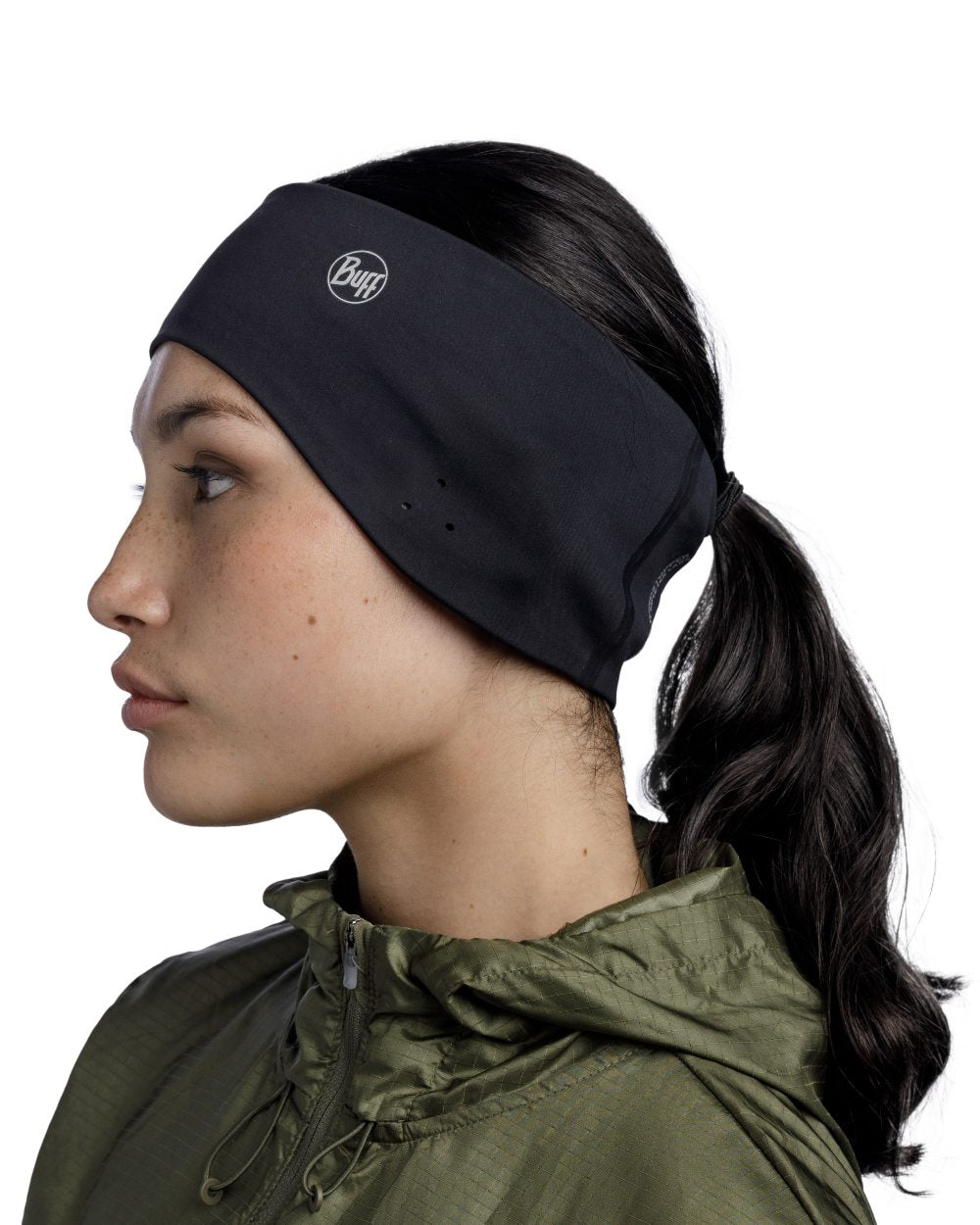 Buff Windproof Headband for Men & Women - Thermal Fleece Lined Ear Warmer for Running, Skiing, Hiking - Cold Weather Outdoor Sports Accessory