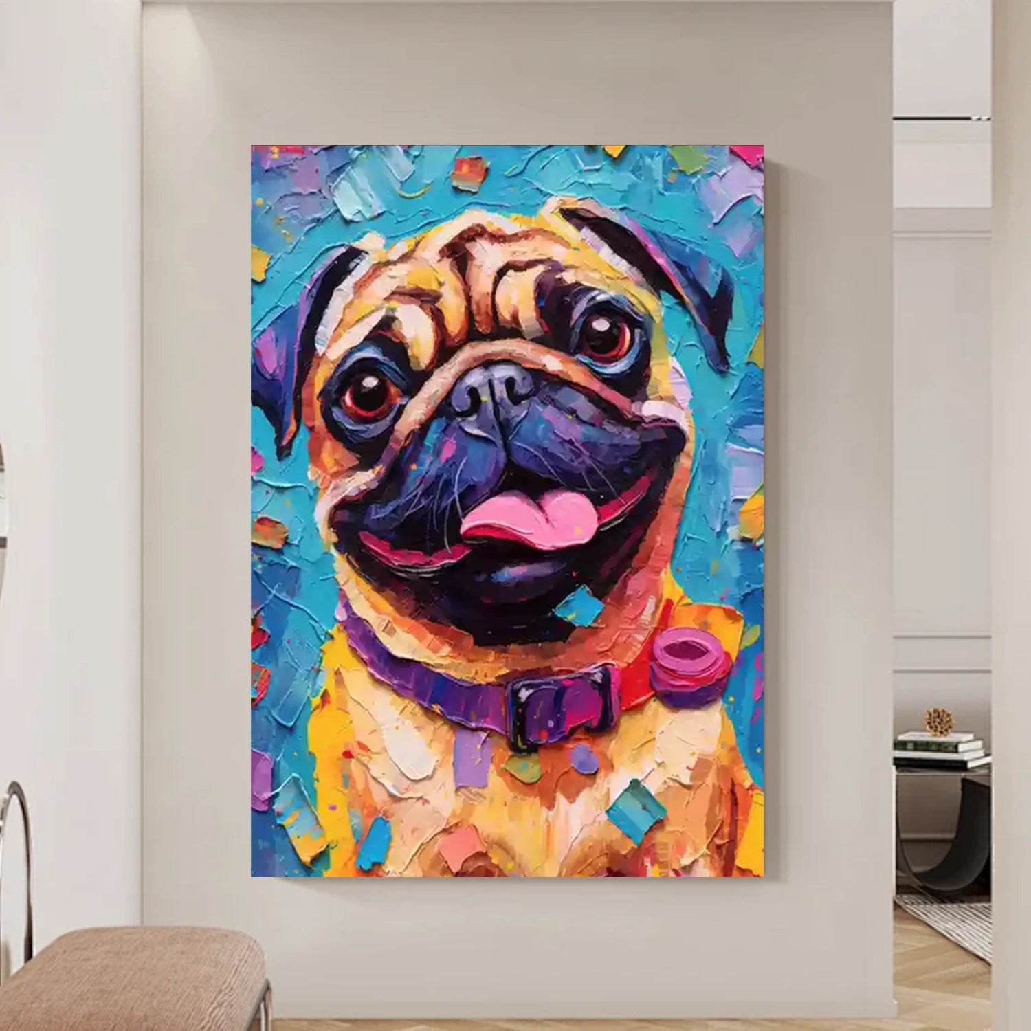 Animal Art Painting #AP151 - Handmade Wildlife Canvas Art for Home & Office Decor | Perfect for Living Room, Bedroom, or Gift