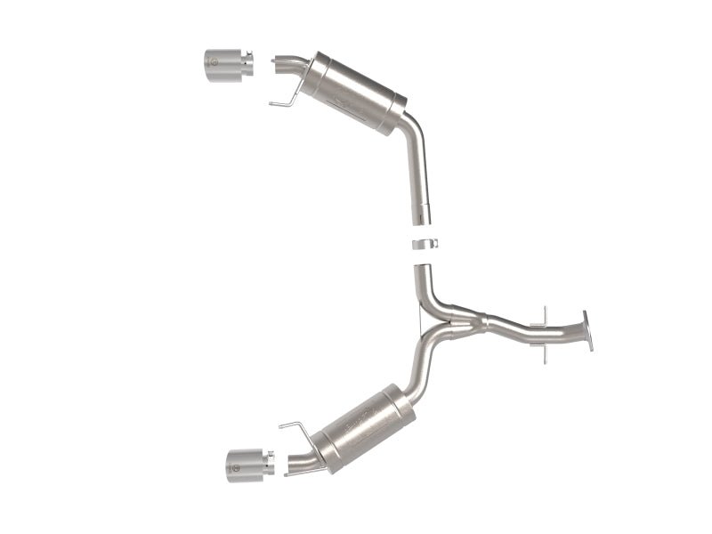 aFe Power Takeda Axle Back Exhaust System for 2006-2013 Lexus IS250/IS350 - Polished Stainless Steel Tip - Performance Upgrade for Enhanced Sound & Power - Perfect for Street Racing & Car Enthusiasts
