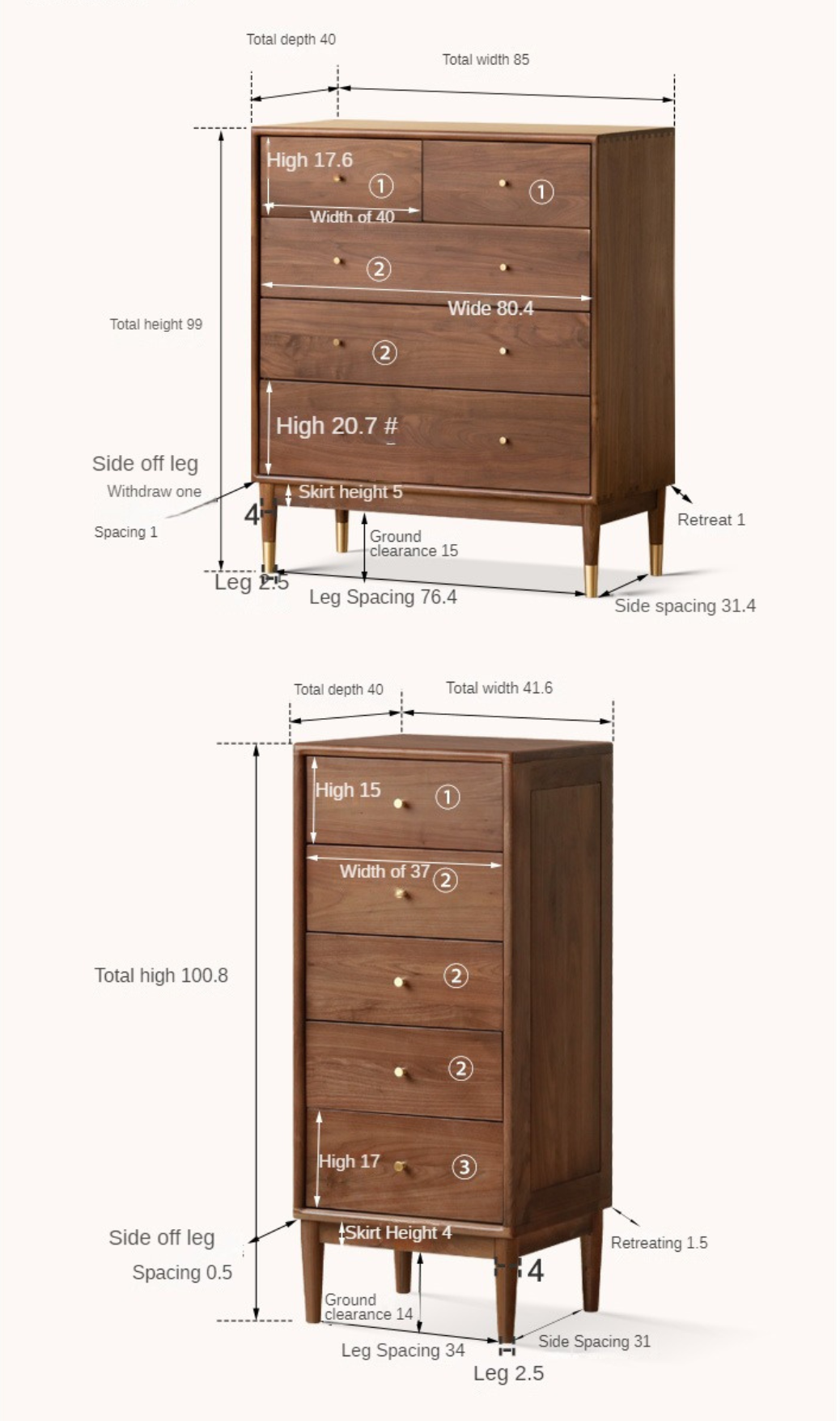 Solid Black Walnut & Oak Wood Drawer - Modern Porch Cabinet for Outdoor Storage & Entryway Organization | Perfect for Patio, Deck, and Garden Decor