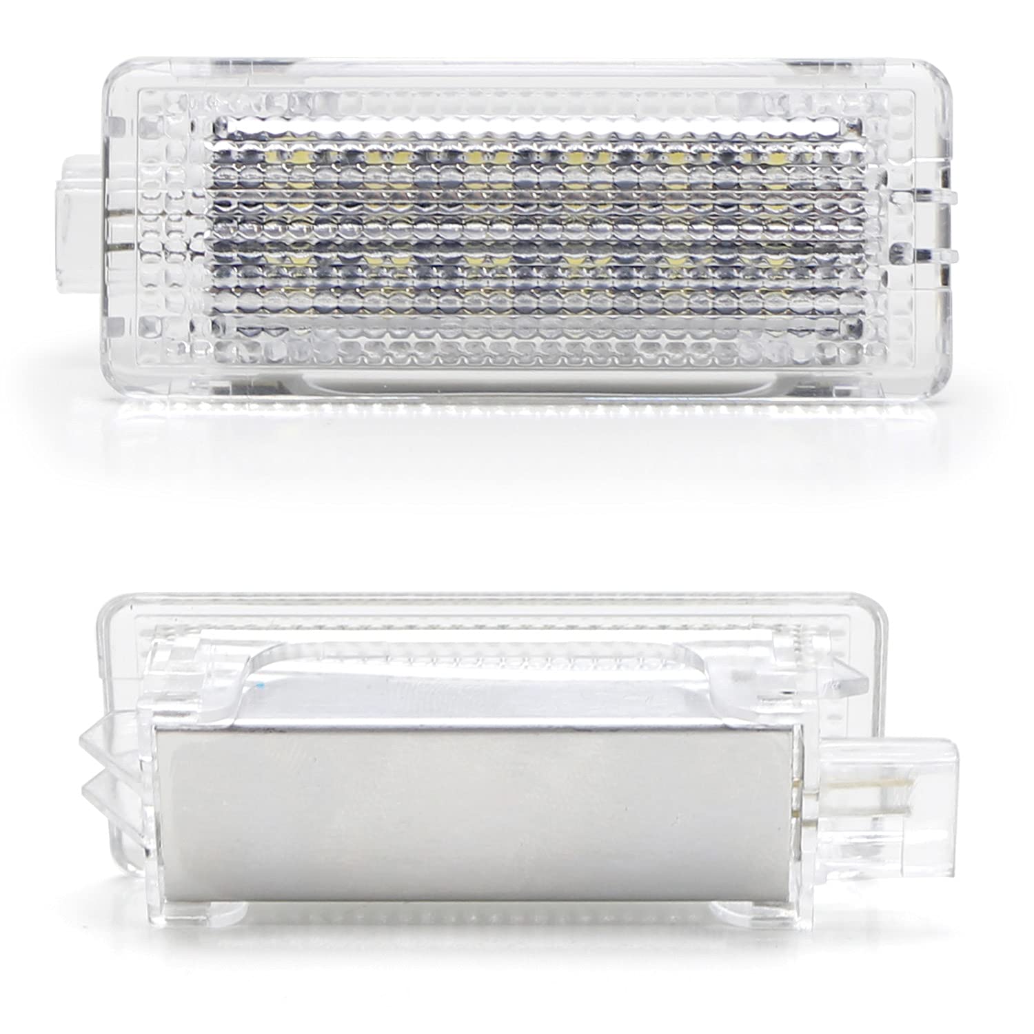 iJDMTOY Xenon White Full LED Cargo Light Assembly for Porsche 718, 981 911/991 - 12-SMD LED Diodes, Replacement for OEM LED/Incandescent Trunk Lights - Perfect for Nighttime Visibility & Car Interior Lighting