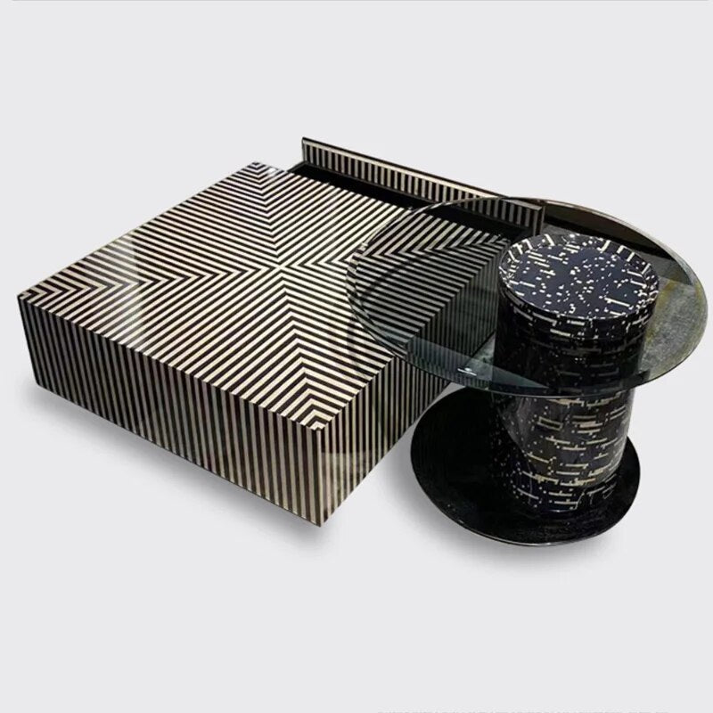 Modern Square Coffee Table - Sturdy Wooden Side Table for Living Room, Office & Lounge - Perfect for Coffee, Books & Decor