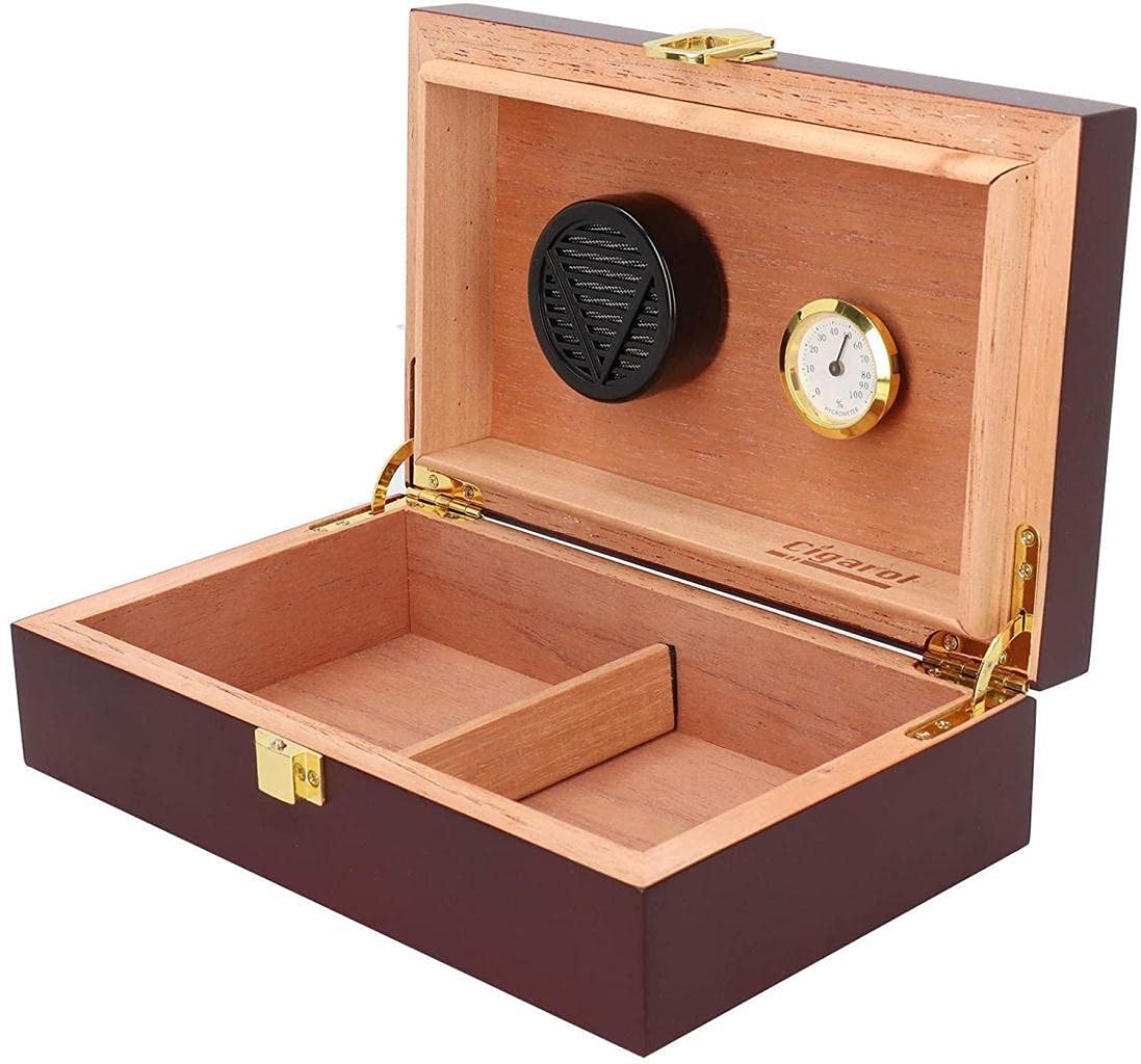 Premium Cigar Humidor Box for Storage & Travel - Airtight Cigar Container for Golf, Outdoor & Parties - Perfect for Home, Office & Gifting