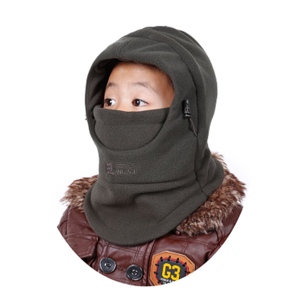 **Warm Kids Balaclava Mask - Winter Windproof Snow Ski Hat & Neck Warmer for Toddlers Boys Girls - Perfect for Skiing, Snowboarding & Outdoor Winter Play**