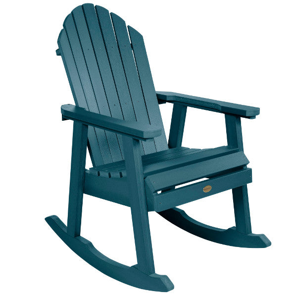 Hamilton Rocking Chair - Comfortable Wooden Rocking Chair for Living Room, Nursery & Porch - Classic Design with Padded Seat & Backrest - Perfect for Relaxing, Nursing & Reading