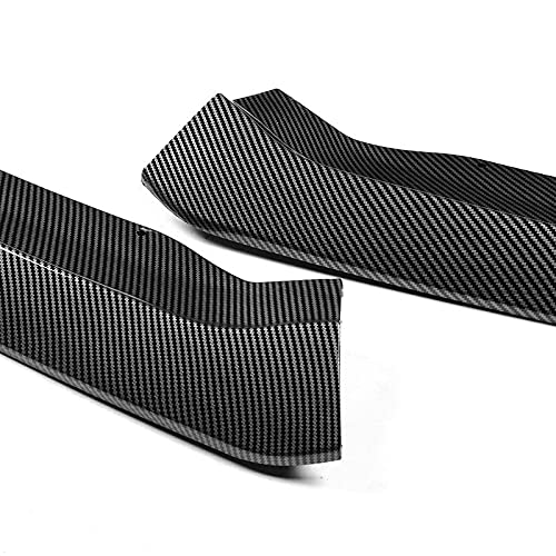 Carbon Fiber Front Bumper Lip Splitter Kit (3PCS) for 2015-2018 Cadillac ATS - JDM Style PU/699/PCF Design - Perfect for Street Racing & Car Shows