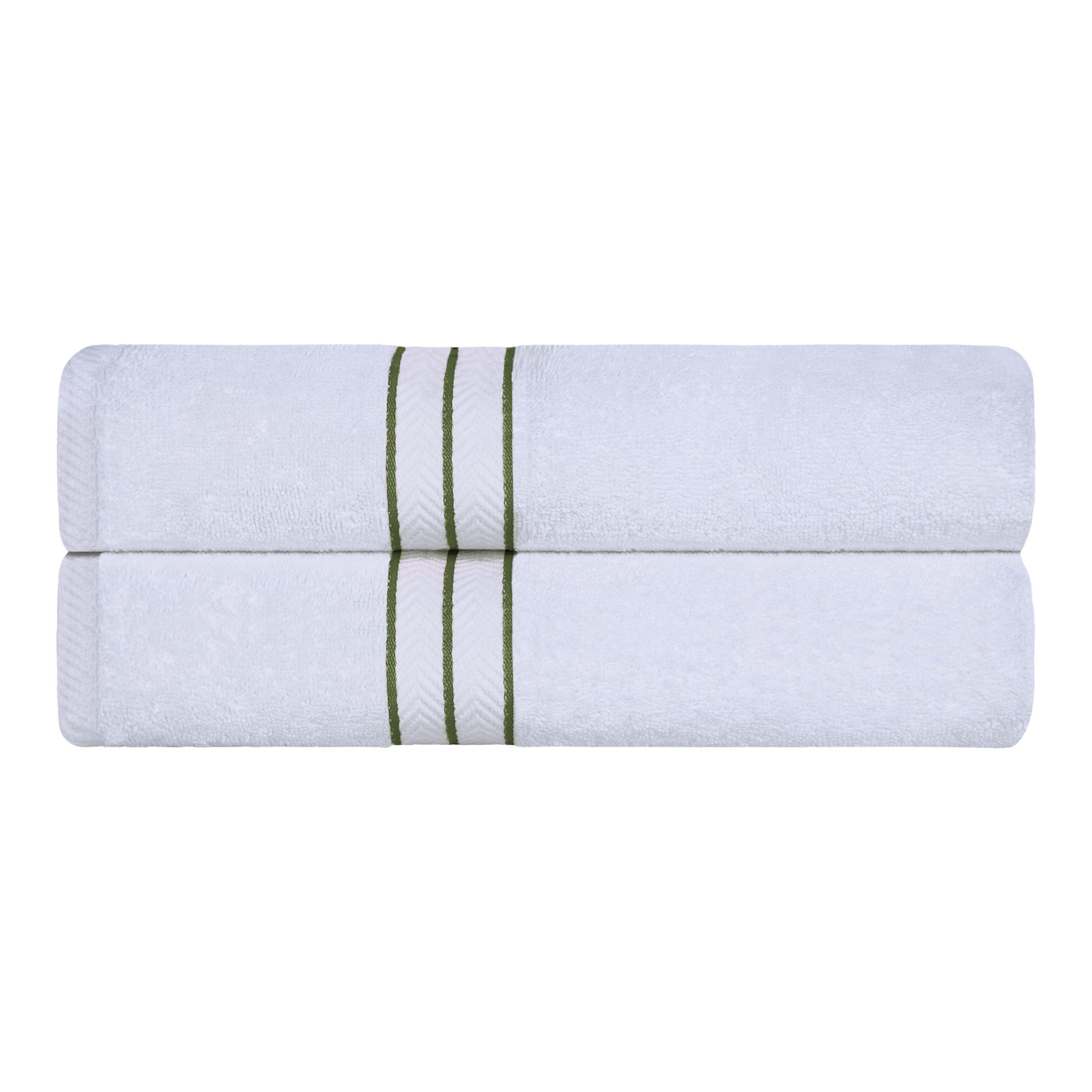 White/Forest Green