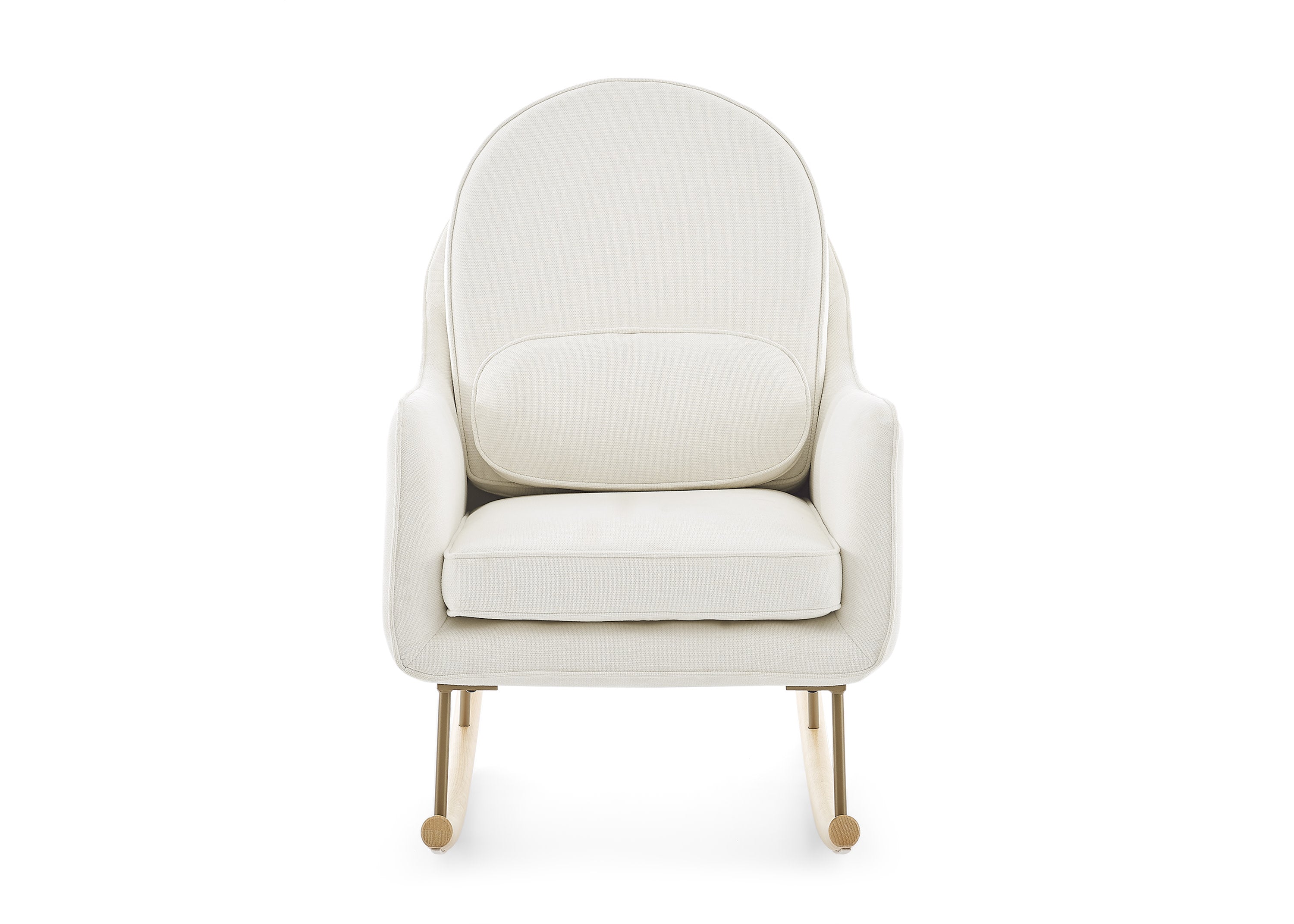 LiveSmart Evolve Fabric Ella Rocker - Comfortable & Stylish Rocking Chair for Living Room, Nursery, or Office Relaxation
