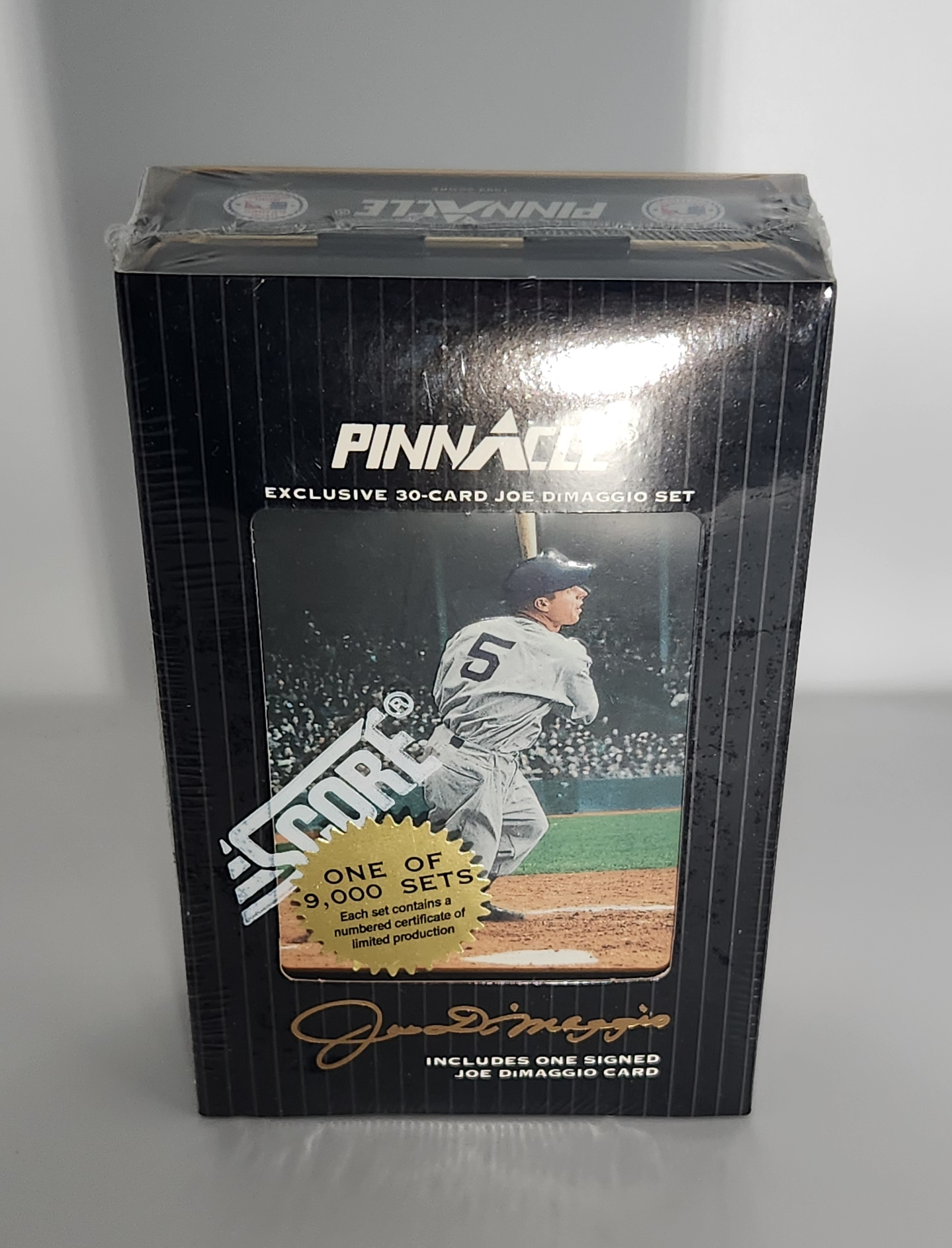 1993 Pinnacle Joe DiMaggio Autographed Baseball Card Set #4 - Factory Sealed & Graded - Perfect for Collectors, Sports Memorabilia Enthusiasts & Investment