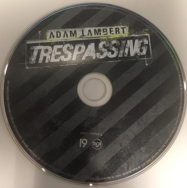 Adam Lambert - Trespassing Deluxe Edition CD Album (New or Mint Condition) | Perfect for Collectors, Music Lovers & Home Entertainment