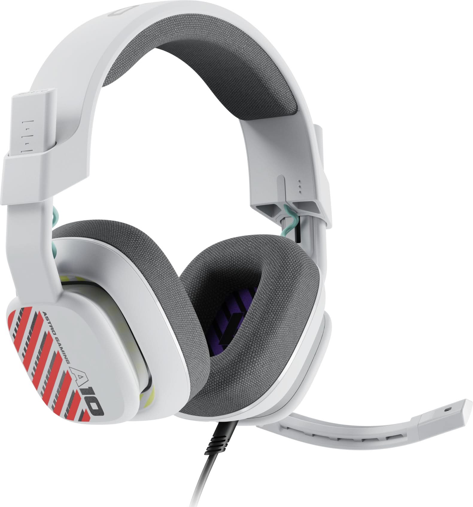 ASTRO Gaming A10 Wireless Gaming Headset with Mic - Over Ear Noise Cancelling Headphones for PC, PS4, PS5, Xbox (White & Grey) - Perfect for Online Gaming, Streaming & Conference Calls