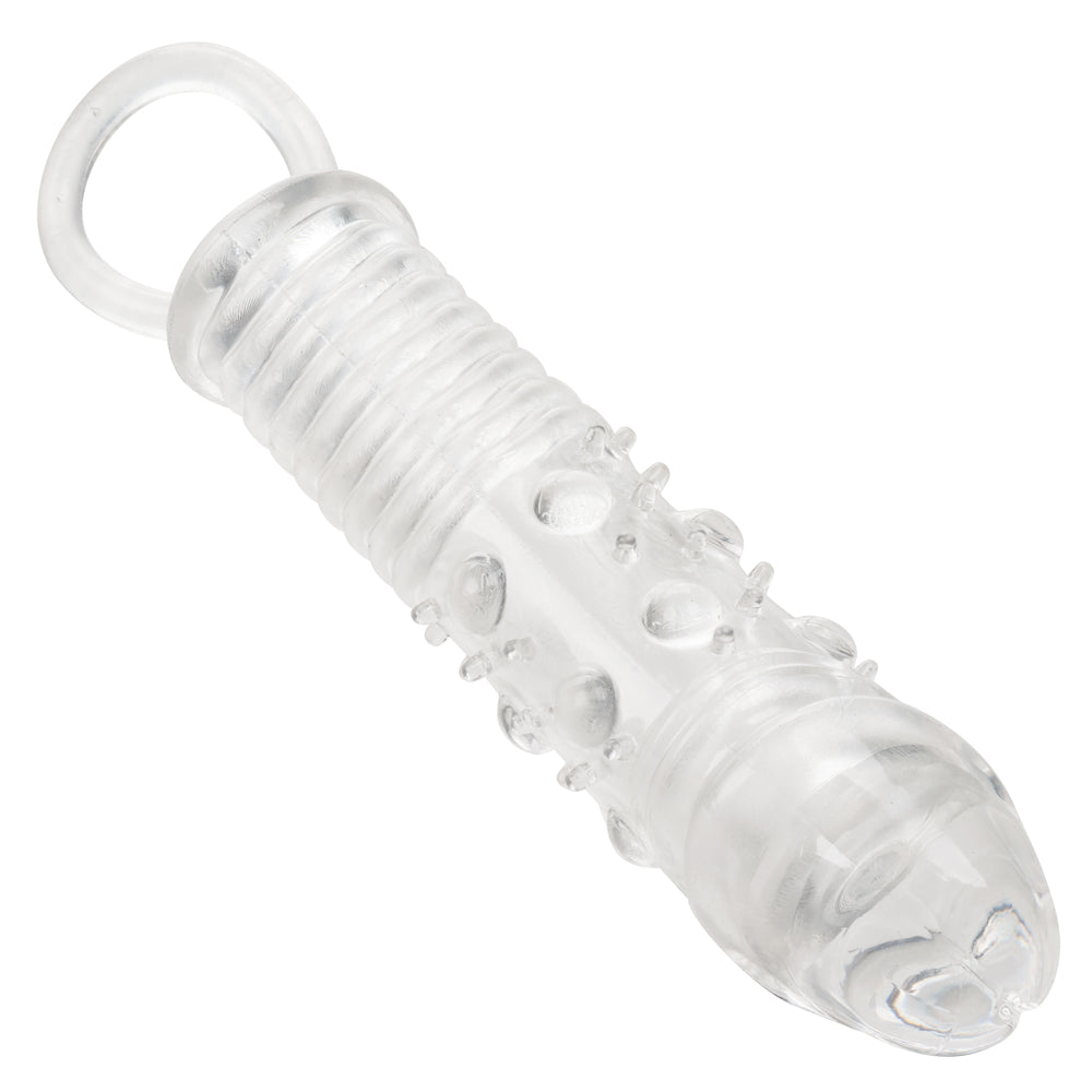 3 Piece Cock Ring & Textured Penis Extension Sleeve Set for Enhanced Pleasure - Couples Sex Toys for Men, Stretching Sleeves for Intimate Play & Sensual Massage