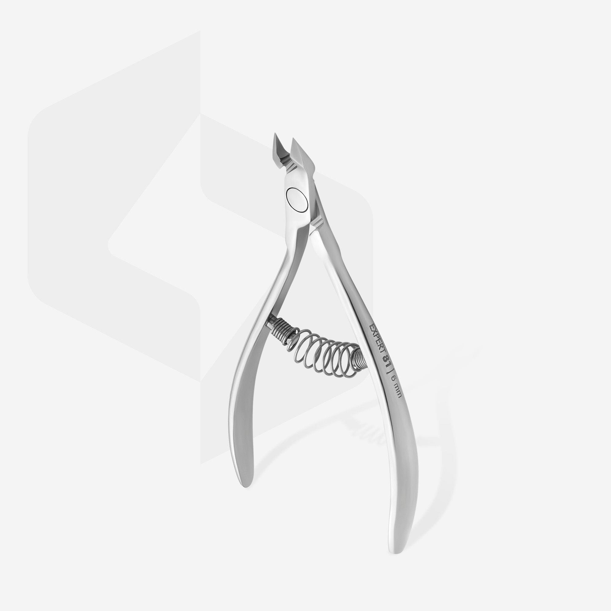 Staleks Professional Cuticle Nippers EXPERT 81 (6mm) - Precision Nail Care Tool for Manicures & Pedicures - Perfect for Salon Professionals & Home Use