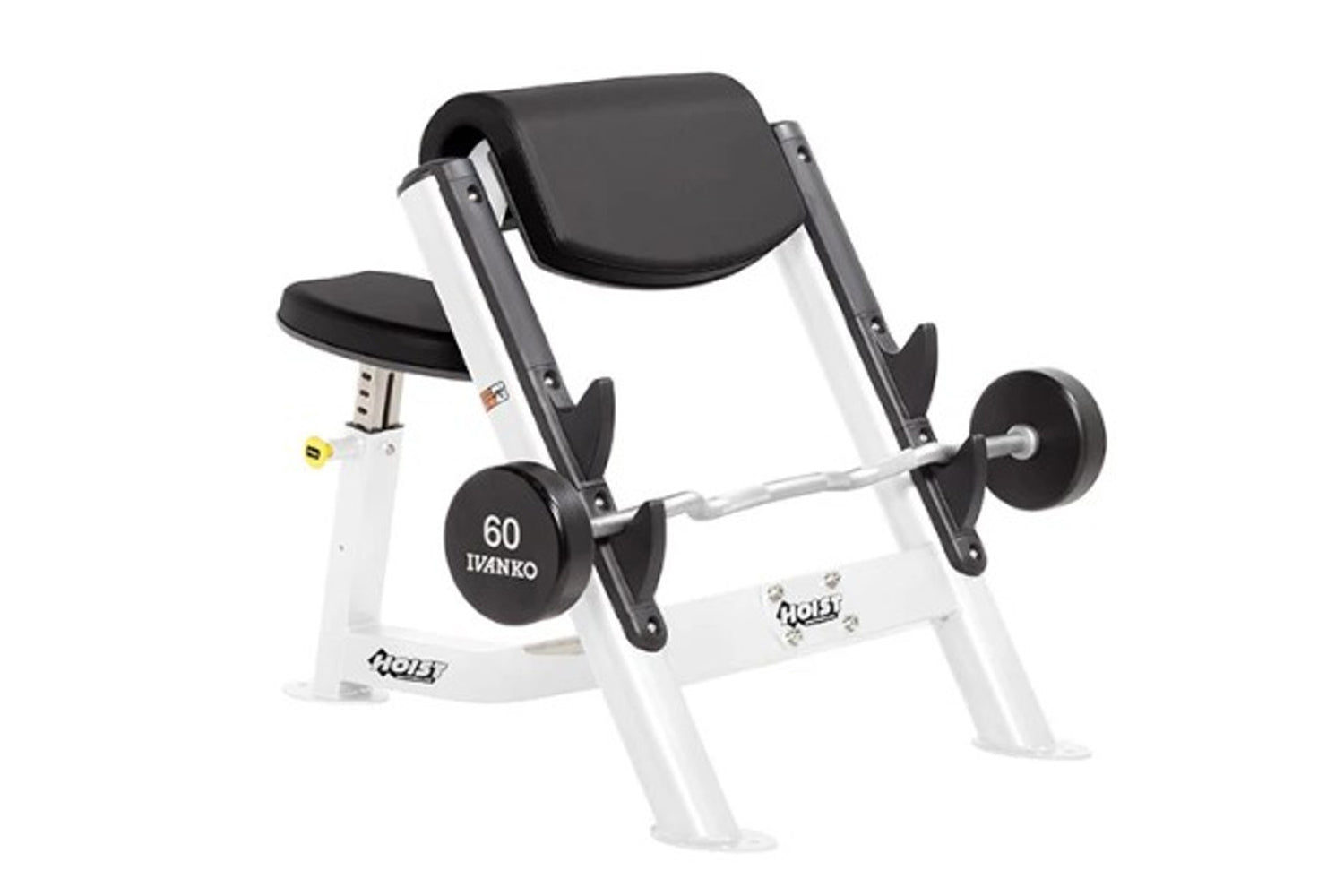 Hoist CF 3550 Preacher Curl Bench - Adjustable Strength Training Equipment for Biceps Workouts | Home Gym & Commercial Use