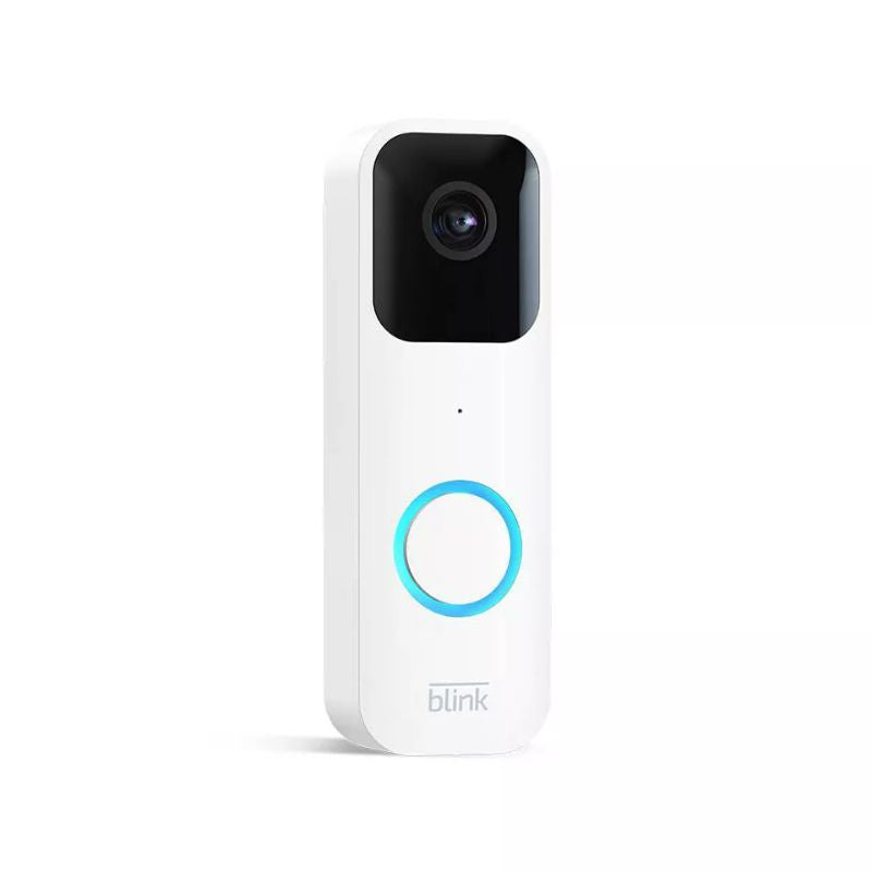 Blink Video Doorbell with Alexa Compatibility - White | Wireless Smart Security Camera for Home & Front Door Monitoring