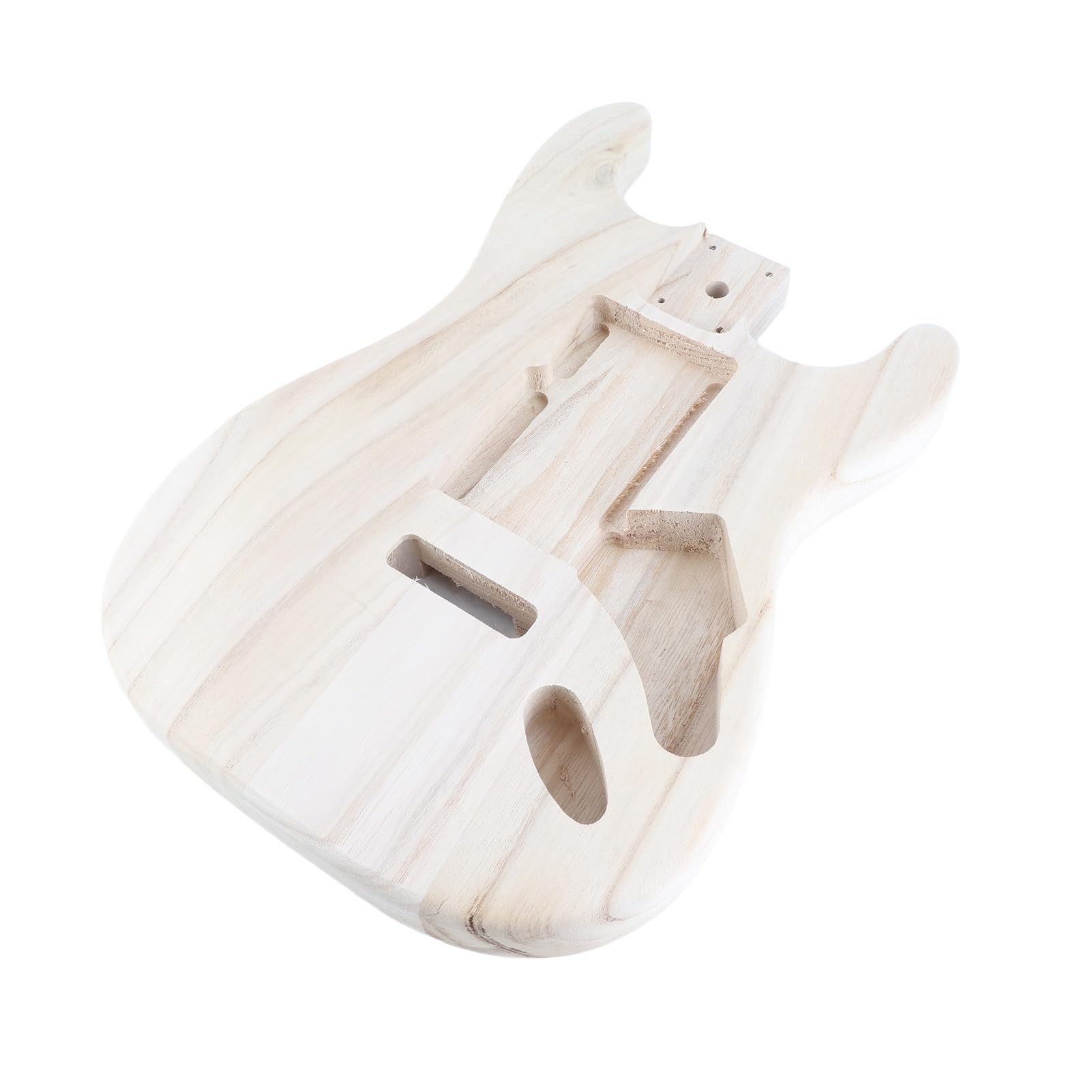 HXBER Maple Electric Guitar Body - Unfinished Polished Wood Barrel Style for DIY Guitar Builders | Perfect for Custom Electric Guitar Projects & Replacement Parts