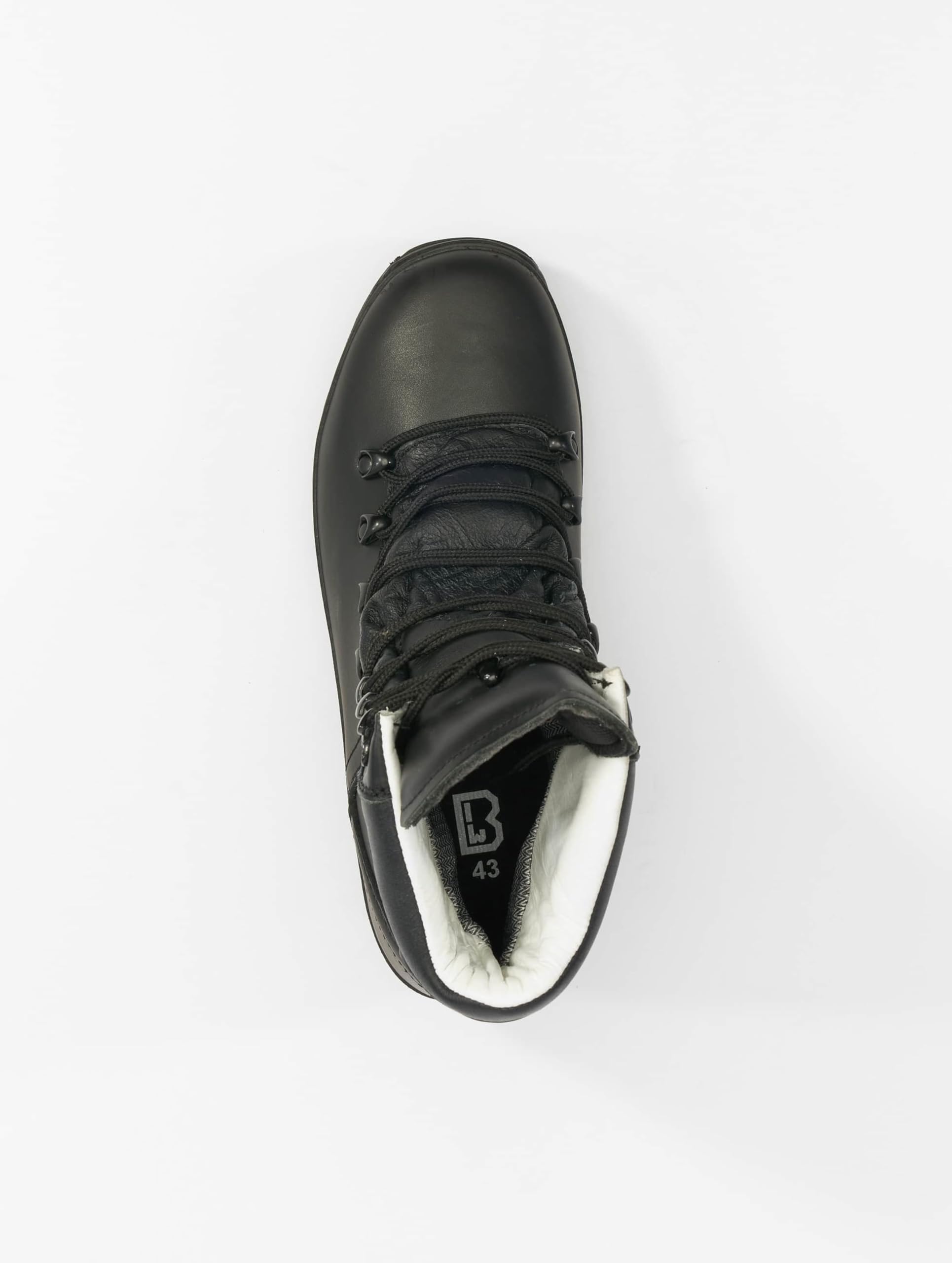 Men's Black & White Mountain Boots - Waterproof Hiking Shoes for Outdoor Adventures & Trail Walking
