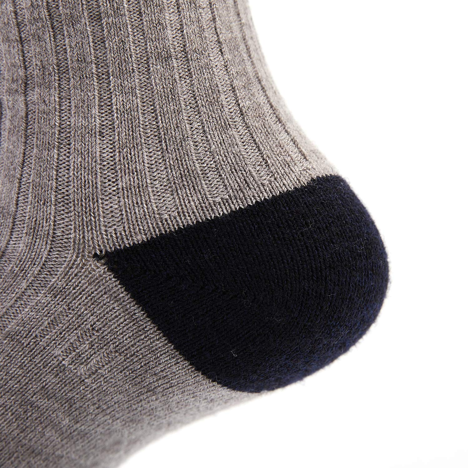 Boys Wool Winter Socks - 6 Pairs Warm Thermal Crew for Kids Outdoor Play
