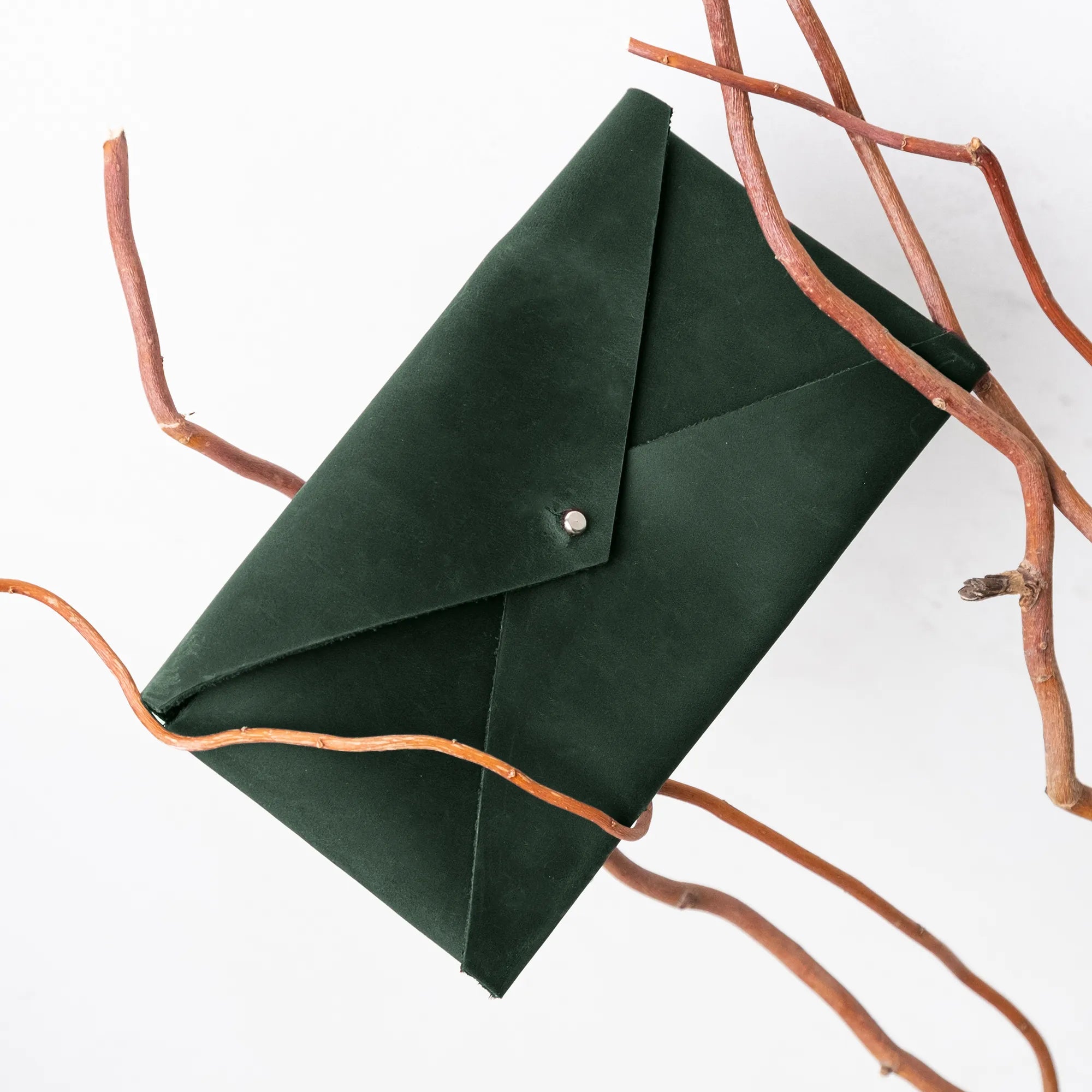 Genuine Leather Money Envelope - Premium RFID Blocking Wallet for Cash, Checks & Gift Cards - Perfect for Travel, Gifts & Secure Storage