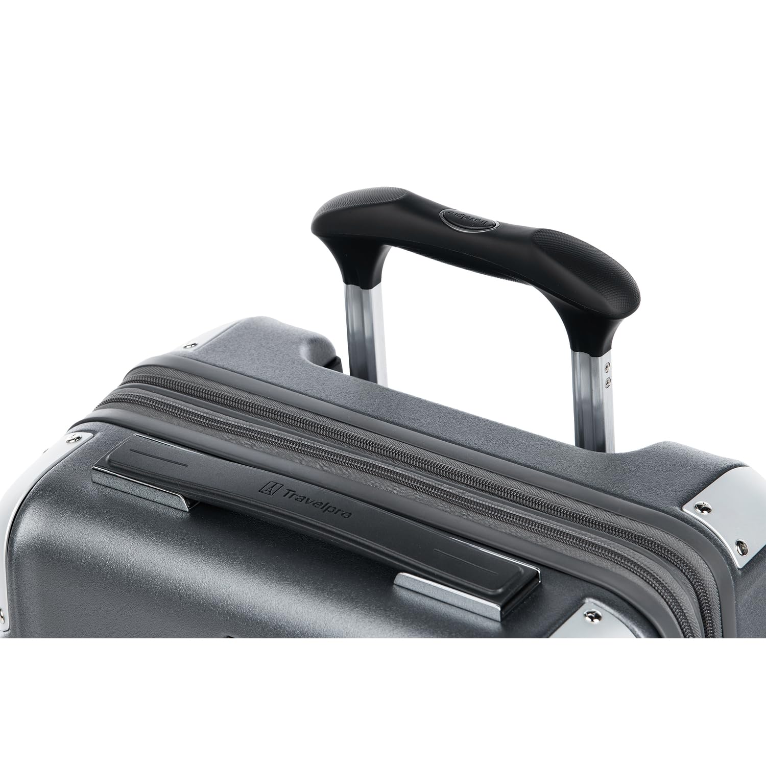 Travelpro Platinum Elite Hardside Expandable Carry on Luggage 20-Inch - 8 Wheel Spinner Suitcase with TSA Lock, Durable Polycarbonate Hard Shell in Vintage Grey - Perfect for Business Travel, Weekend Getaways & Airplane Cabin Use