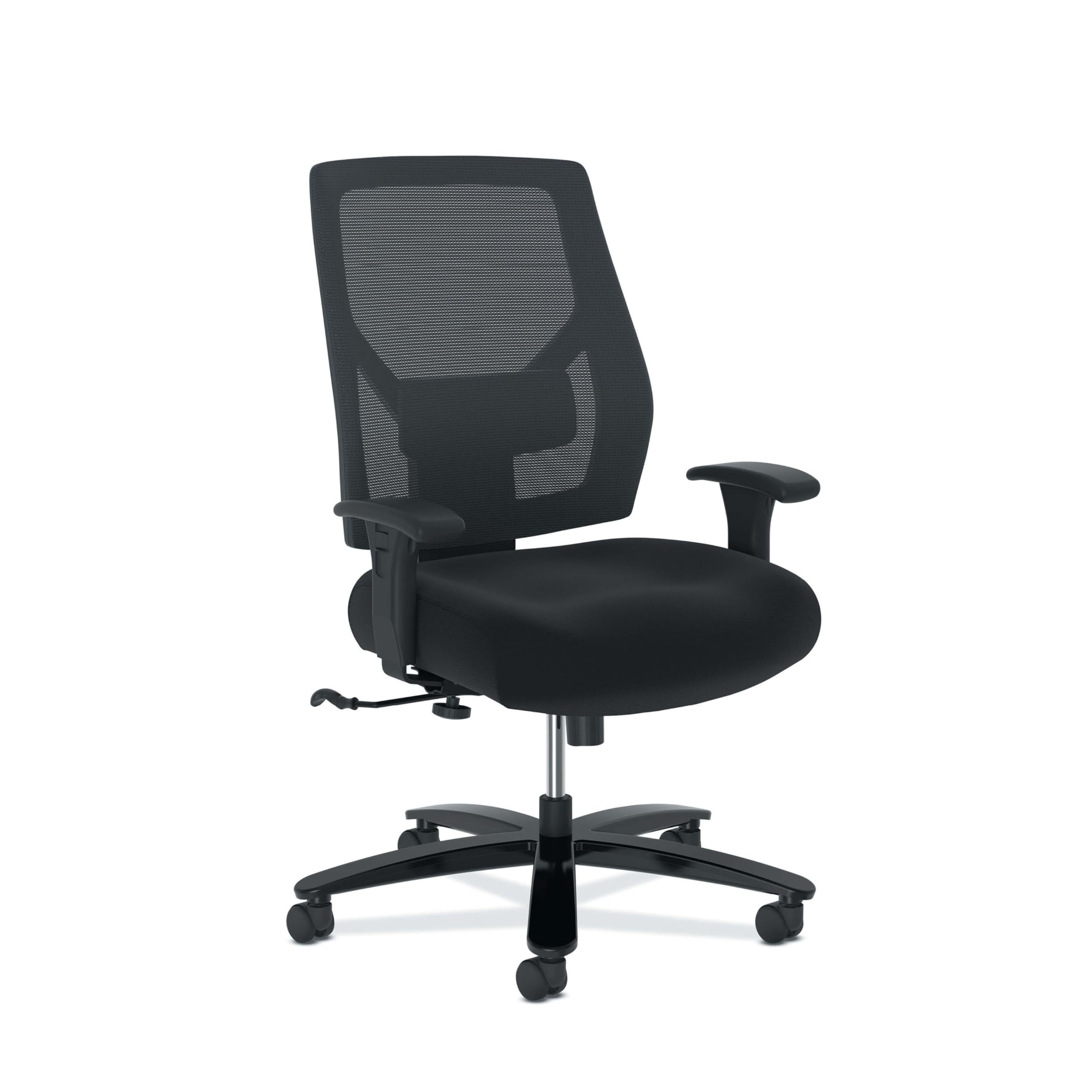 HON Crio Big and Tall Office Chair 450lbs Capacity - Extra Wide Executive Desk Chair with Mesh Back, Ergonomic Design, Heavy Duty Tilt Recline - Oversized Comfortable Chair for Long Hours - Perfect for Plus Size Professionals, Home Office, and Gaming Setup