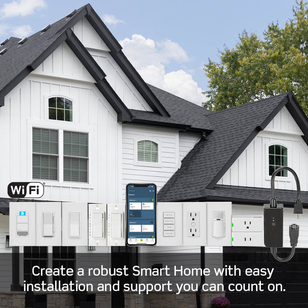 D215S Decora Smart WiFi Light Switch 2nd Gen - Compatible with Alexa & Google Home for Smart Home Automation