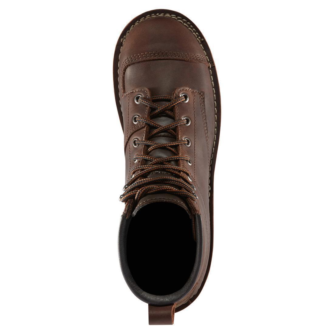 Women's Moto Wedge GTX Casual Boots - Waterproof Brown Leather Ankle Booties for Walking, Travel & Everyday Wear