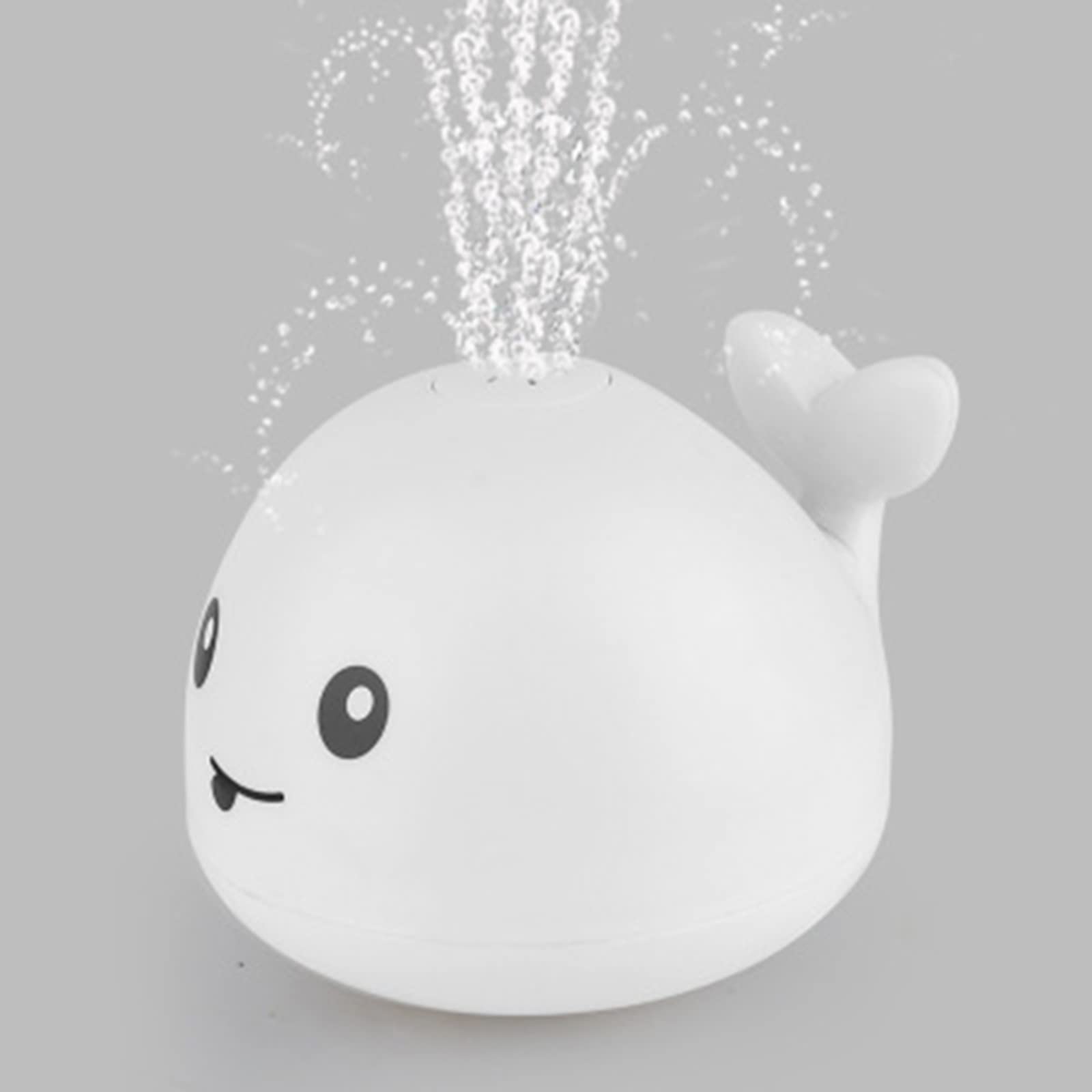 Double Layer Waterproof Light-Up Whale Spray Bath Toy for Toddlers & Babies - Automatic Induction Sprinkler Bathtub Shower Toy | Fun Bath Time Sensory Play for Kids