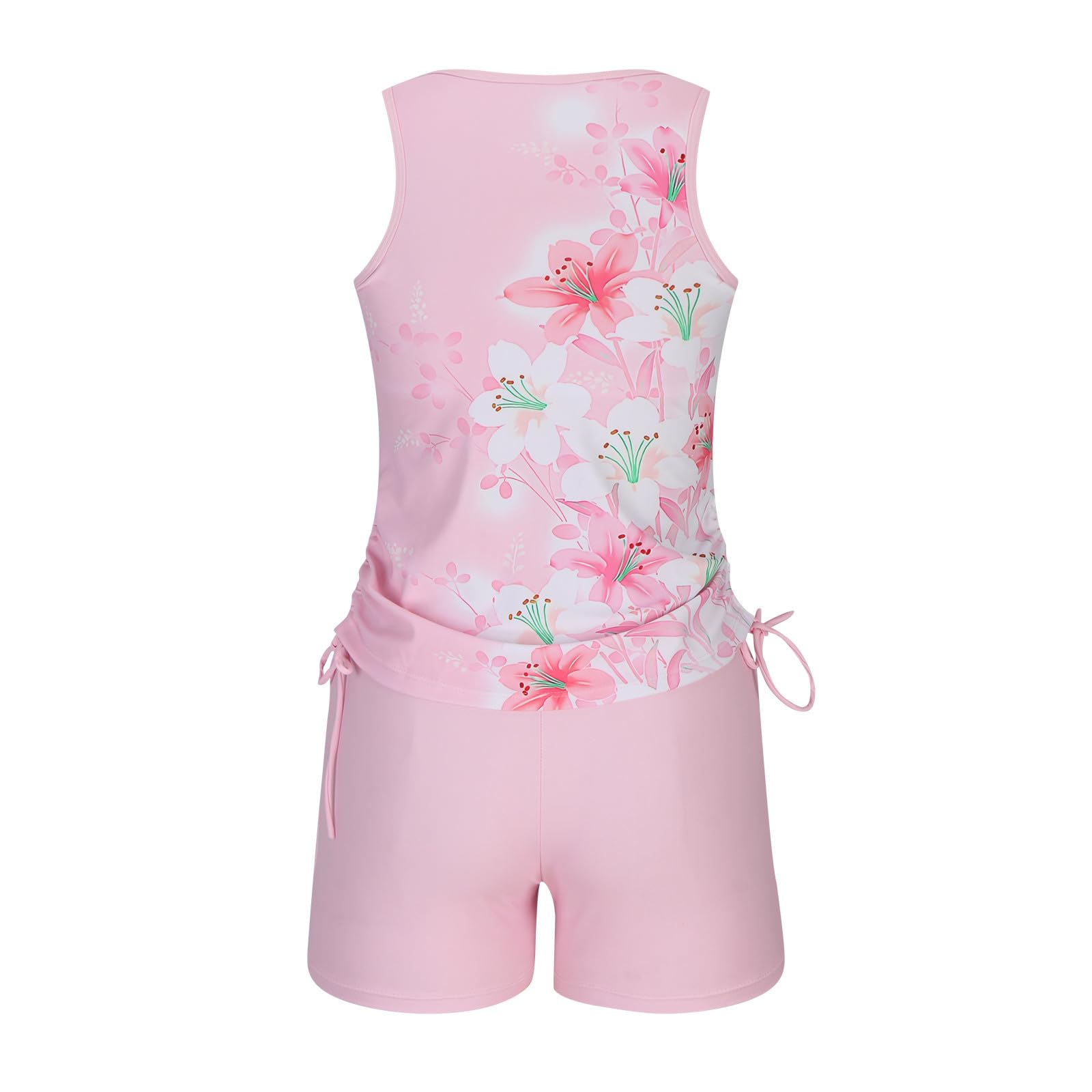 2024 Women's Tummy Control Tankini Swimsuits - Plus Size Modest Two Piece Bathing Suit with Boy Shorts | Beach Vacation, Pool Party & Summer Swimwear