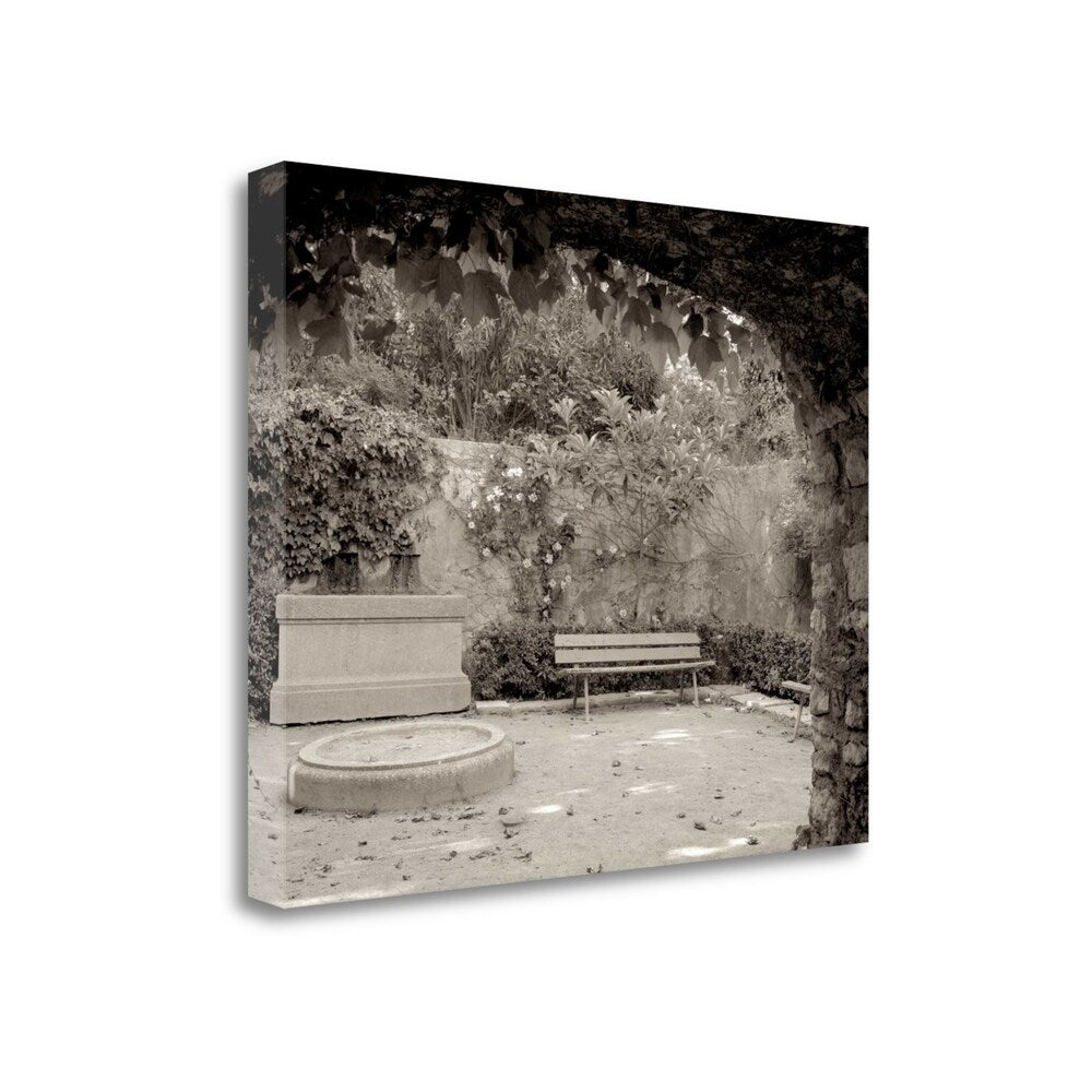 Alan Blaustein Banc De Jardin 88 - Premium Giclee Print on Gallery Wrap Canvas - Perfect for Home Decor, Office Wall Art & Living Room Aesthetic