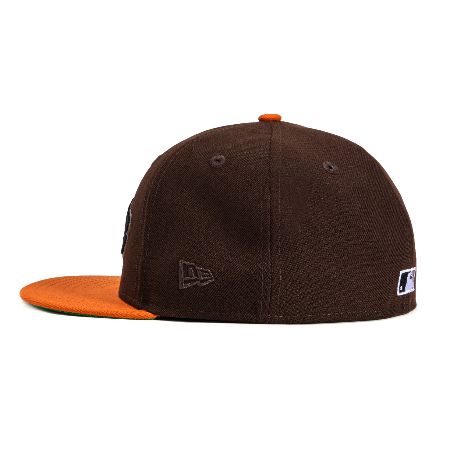 New Era 59Fifty San Francisco Giants 2007 All Star Game Patch Snapback Hat - Brown & Burnt Orange - MLB Baseball Cap for Sports Fans & Streetwear Fashion