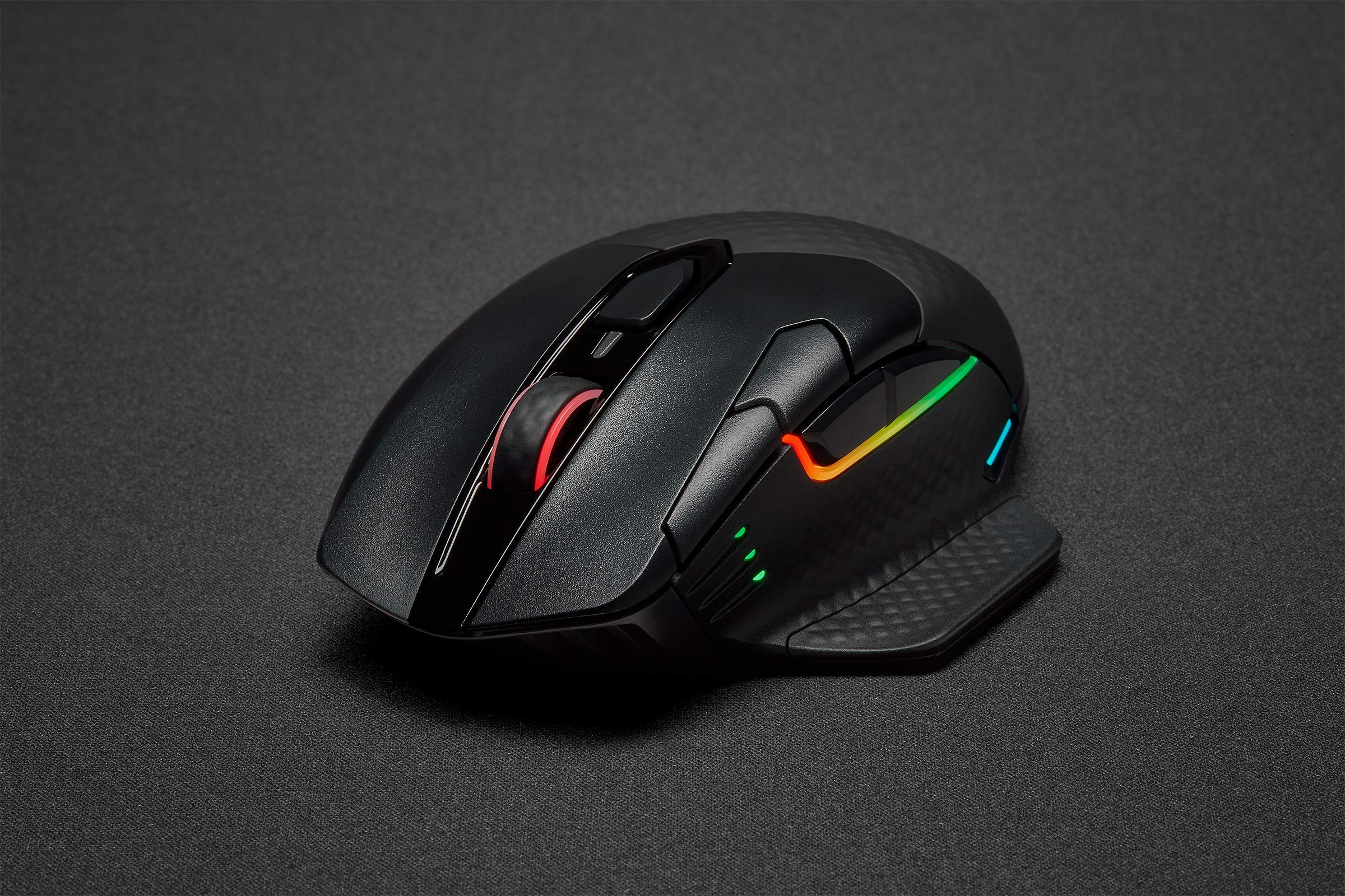 Corsair K100 RGB Optical-Mechanical Gaming Keyboard (QWERTY) & Dark Core RGB PRO SE Wireless/Wired Gaming Mouse with Qi Charging - Black | High-Performance PC Gaming Setup for Esports, Streaming & Office Work