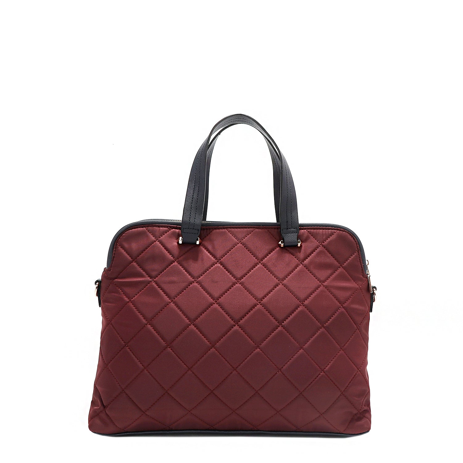 Stylish Quilted Laptop Bag for Women & Men - Water-Resistant 15.6 Inch Computer Briefcase - Perfect for Work, Travel & Business Commute