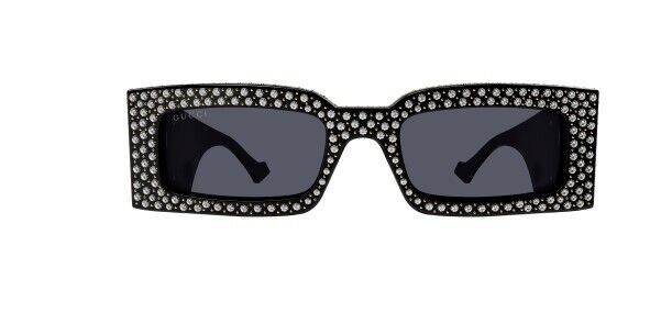 Gucci GG 1425S 005 Black/Grey Rectangular Women's Sunglasses