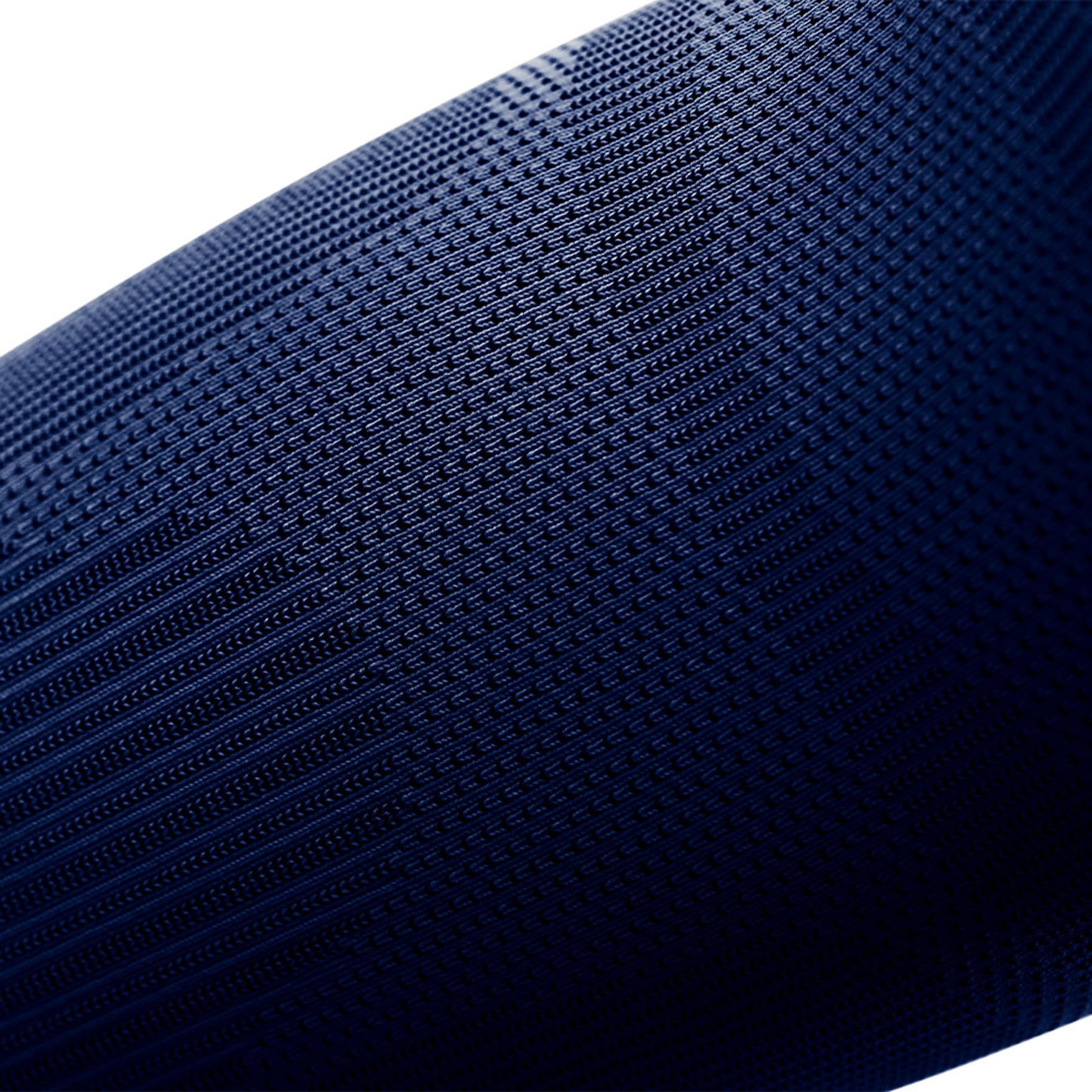 Bauerfeind Sports Compression Elbow Sleeve - Unisex Support for Athletics, Tennis & Weightlifting - Left/Right Arm - Medium Size Navy Blue - Ideal for Gym, Recovery & Joint Pain Relief