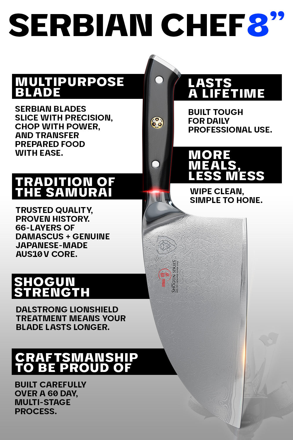 Premium Dalstrong Shogun Series ELITE 8