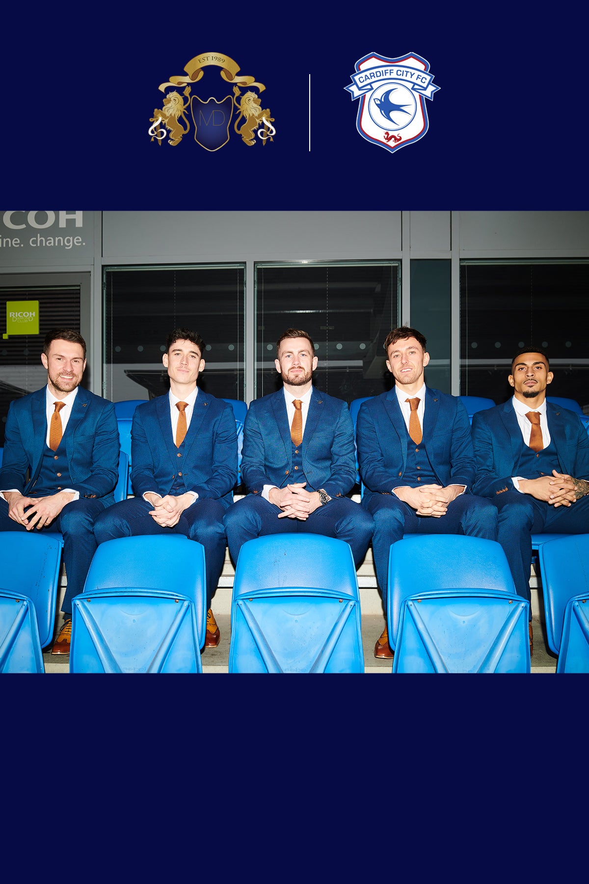 Official Cardiff City F.C. Club Suit for Men - MAX Royal Blue Premium Football Fan Suit | Perfect for Match Days, Gameday Outfits & Soccer Events