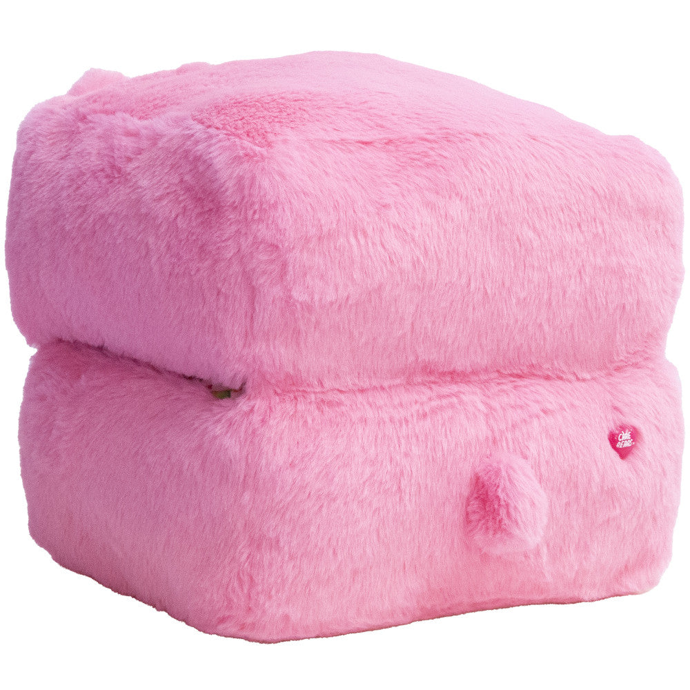 Care Bears 10 Inch Cheer Bear Happy Nappers Pop N' Play Cube - Soft Plush Stuffed Animal Toy for Kids, Perfect for Playtime, Naptime & Cuddling