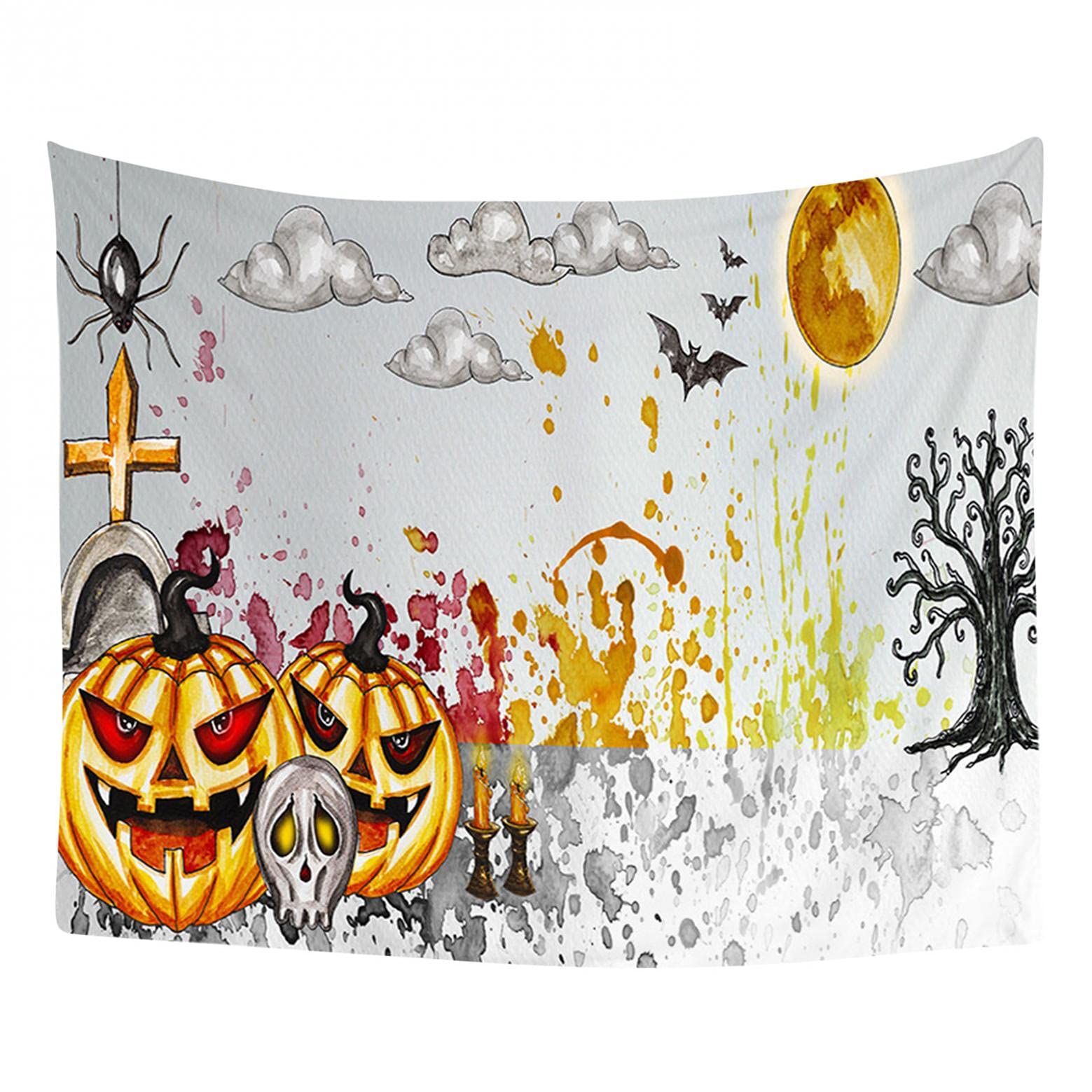 Goddessvan Halloween Hanging Tapestry - Spooky Wall Decor for Bedroom, Living Room & Home - Perfect for Halloween Party Decorations & Seasonal Home Styling