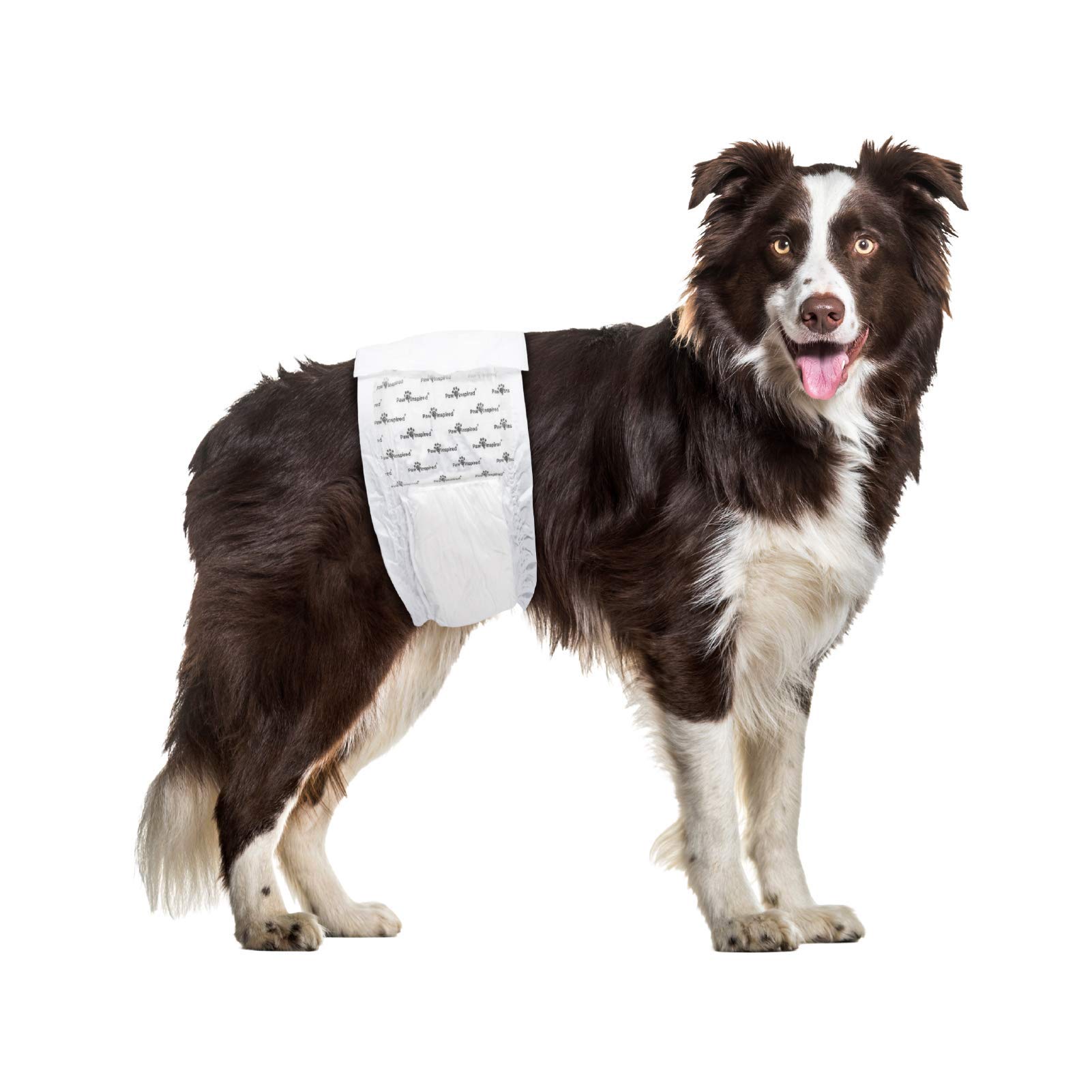 Disposable Male Dog Wraps & Belly Bands for Dogs - 72 Count Large Dog Diapers for Incontinence, Potty Training & Marking Prevention | Perfect for Housebreaking, Travel & Senior Dogs