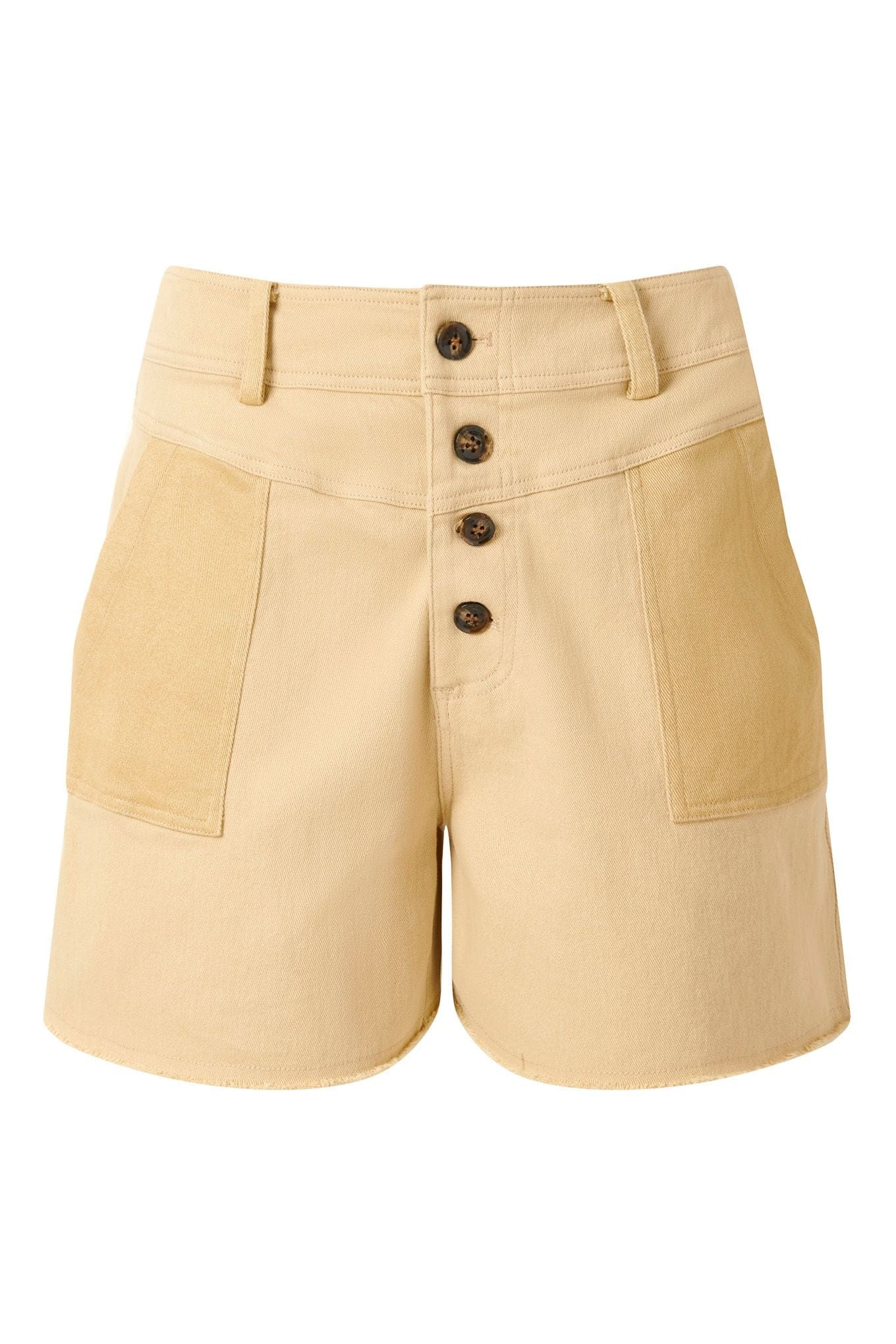 Women's Organic Cotton Shorts for Desert Hiking & Travel - Breathable & Comfortable Dark Sand Color for Outdoor Adventures