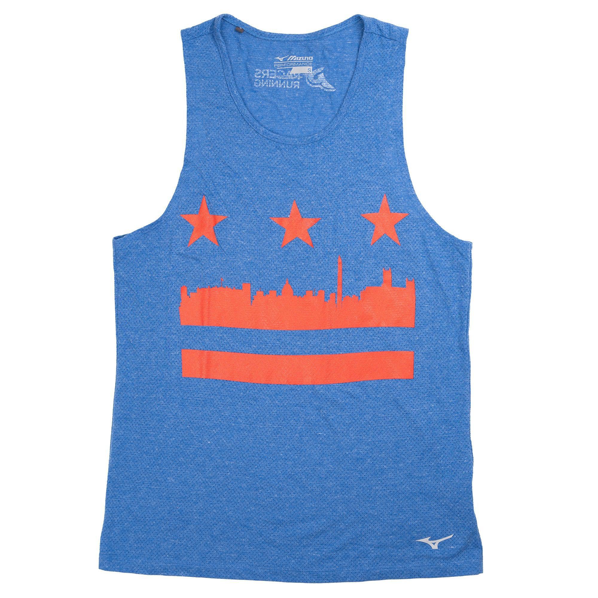 Men's DC Flag Tank Top - Patriotic Graphic Muscle Tee for Casual Wear & Summer Outfits | Gym, Beach, Street Style