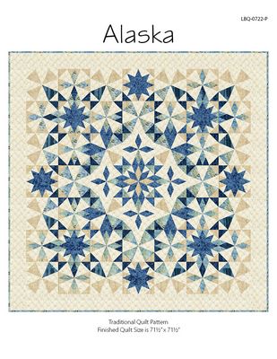 PATTERN, ALASKA Quilt Kit by Edyta Sitar for Laundry Basket Quilts - Premium Fabric for DIY Quilting, Home Decor & Gift Ideas