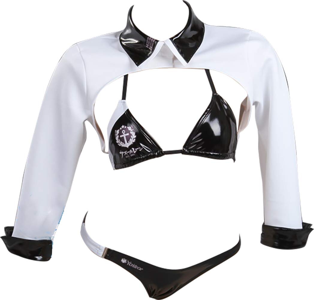 Azur Lane Atago Cosplay Costume - White & Black Outfit for Anime Conventions & Halloween Parties