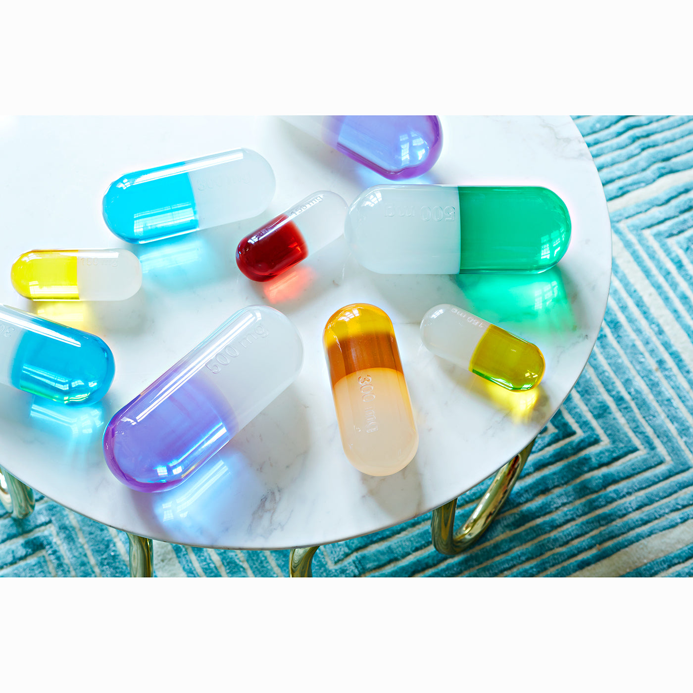 Large Acrylic Pill Organizer - 7 Day Weekly Medication Planner with AM/PM Compartments - Perfect for Vitamins, Supplements & Daily Pills - Ideal for Travel, Home & Office Use