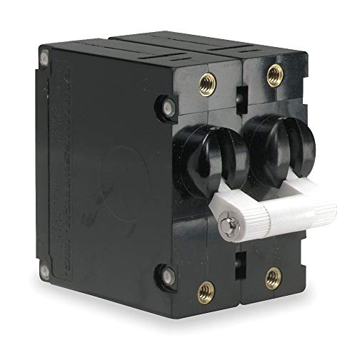 Carling Technologies 2-Pole Magnetic Circuit Breaker with Toggle Switch - CA2-BO-34-630-111-C for Industrial Electrical Panels and Equipment Protection