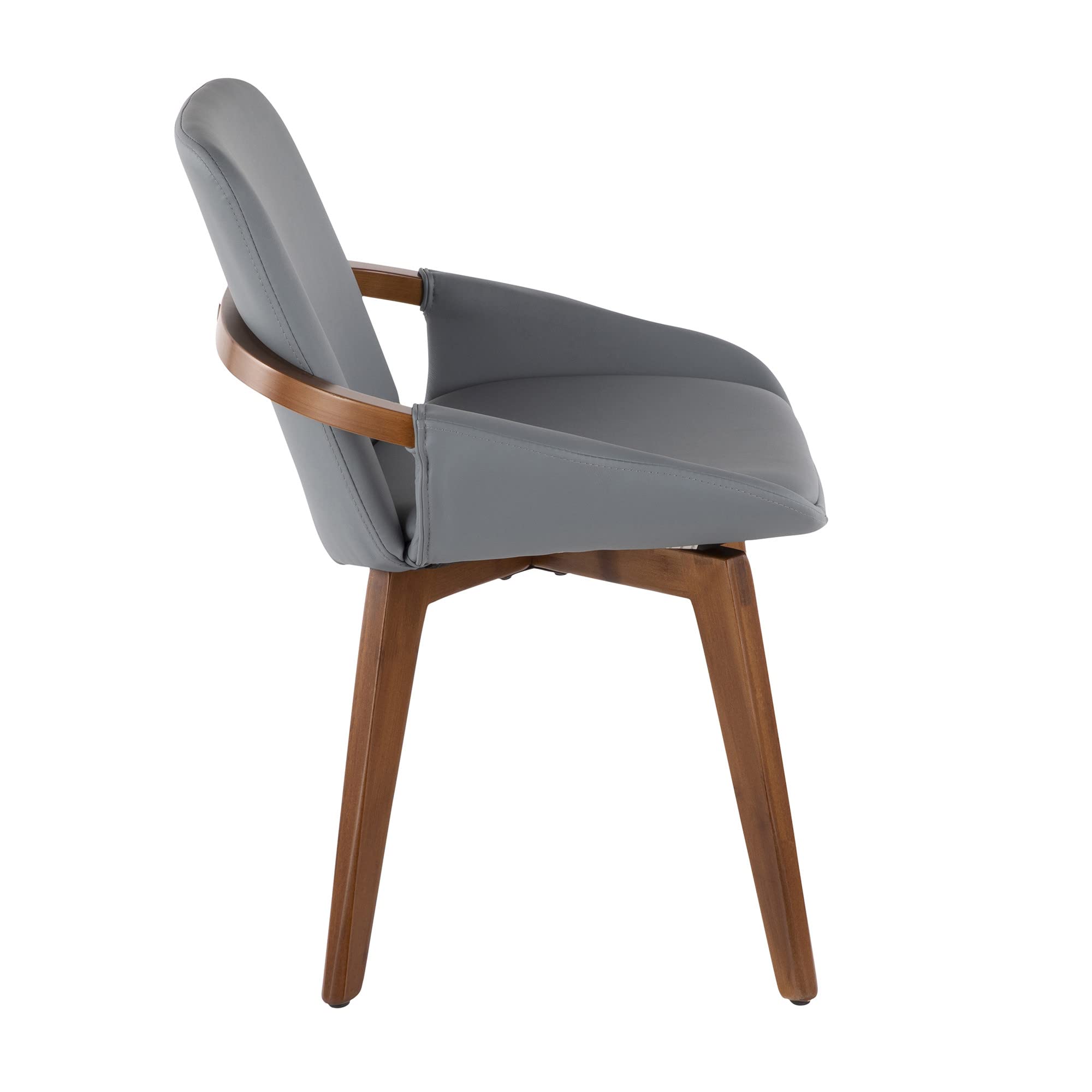 LumiSource Cosmo Chair - Mid-Century Modern Upholstered Dining Chairs Set of 2, Comfortable Kitchen Chairs for Dining Table - Perfect for Home, Restaurant and Office Use