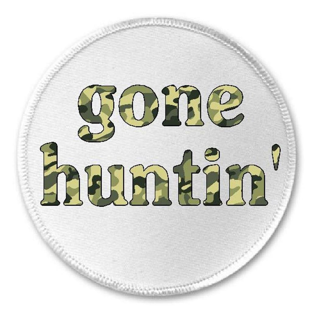 3 Inch Sew On or Iron On Hunting Patch for Outdoor Enthusiasts - Perfect for Jackets, Hats, and Hunting Gear