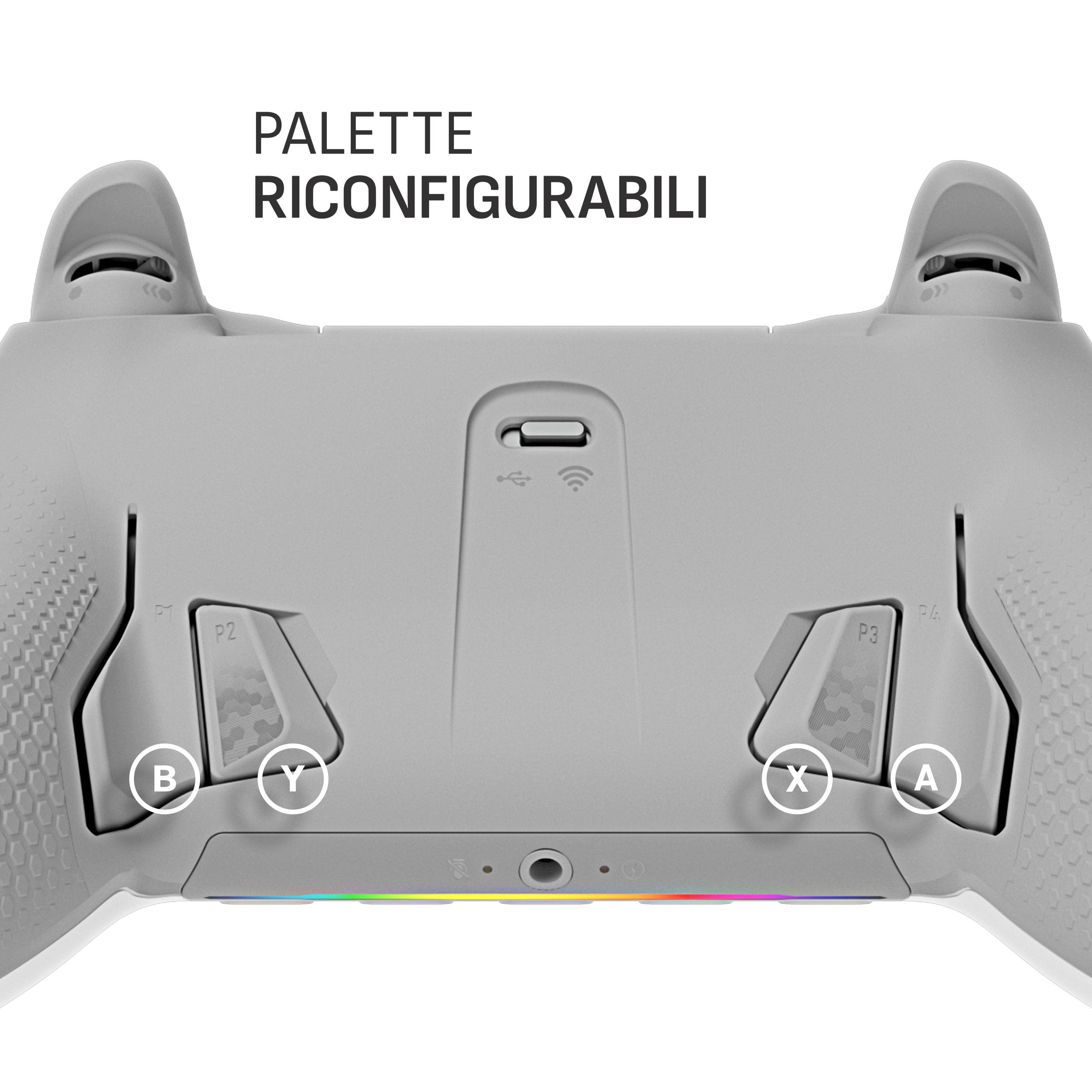 SCUF ENVISION PRO Wireless Gaming Controller for PC - 5 Removable G-Keys - Removable Rear Paddles - Instant Triggers - iCUE Compatible - White - Perfect for FPS, MMO, and Competitive Gaming